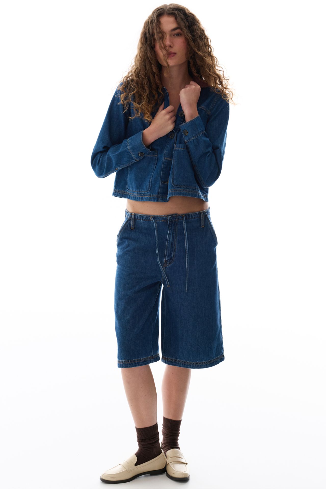 PENTI Longline Bermuda Pants 4