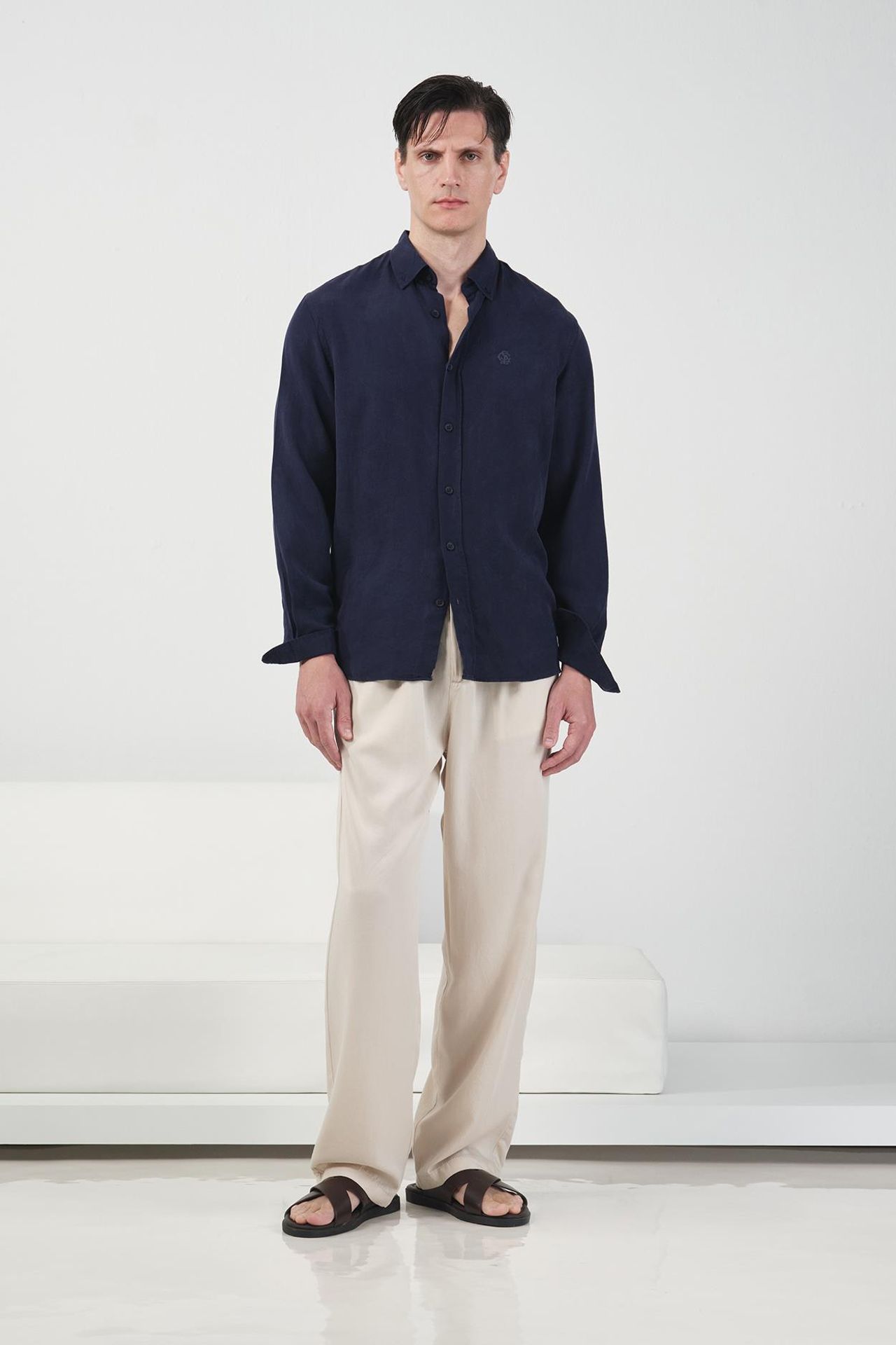 GIESTO Tencel Button-Up Shirt 1