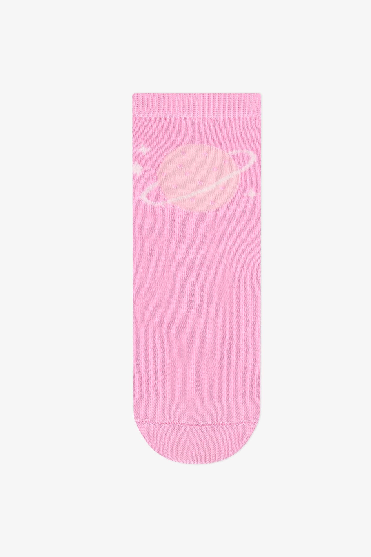 PENTI Girls' Caticorn Galaxy Unicorn Patterned 2-Pack Crew Socks 5