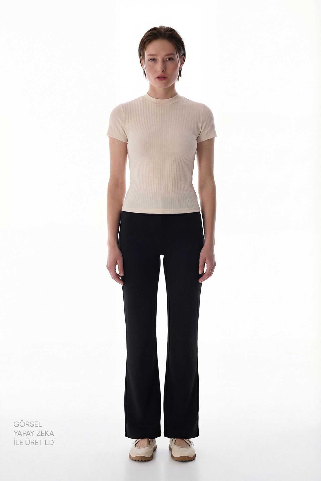 PENTI Half Turtleneck Modal Top 3