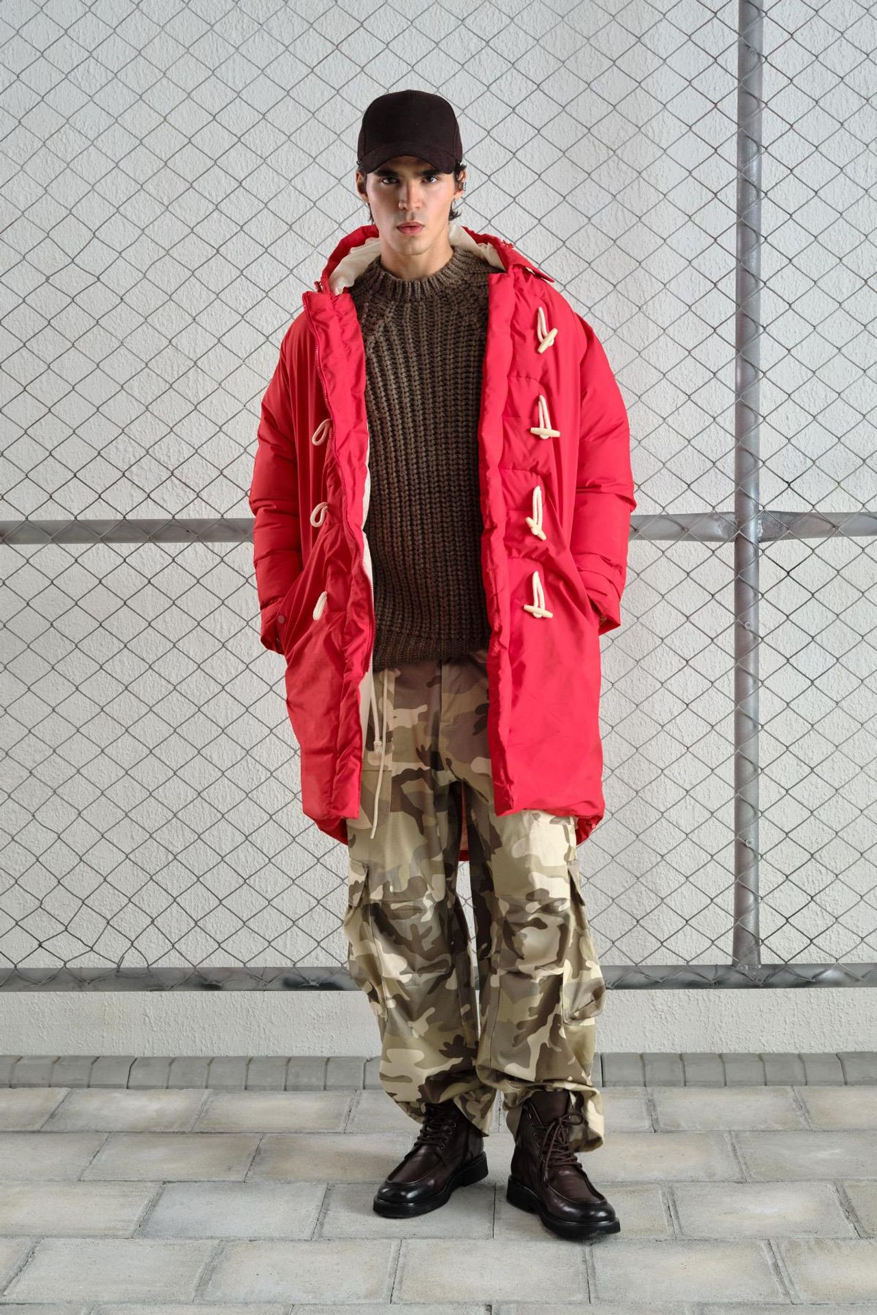 GIESTO Thick Hooded Long Puffe Coat with Pockets 1
