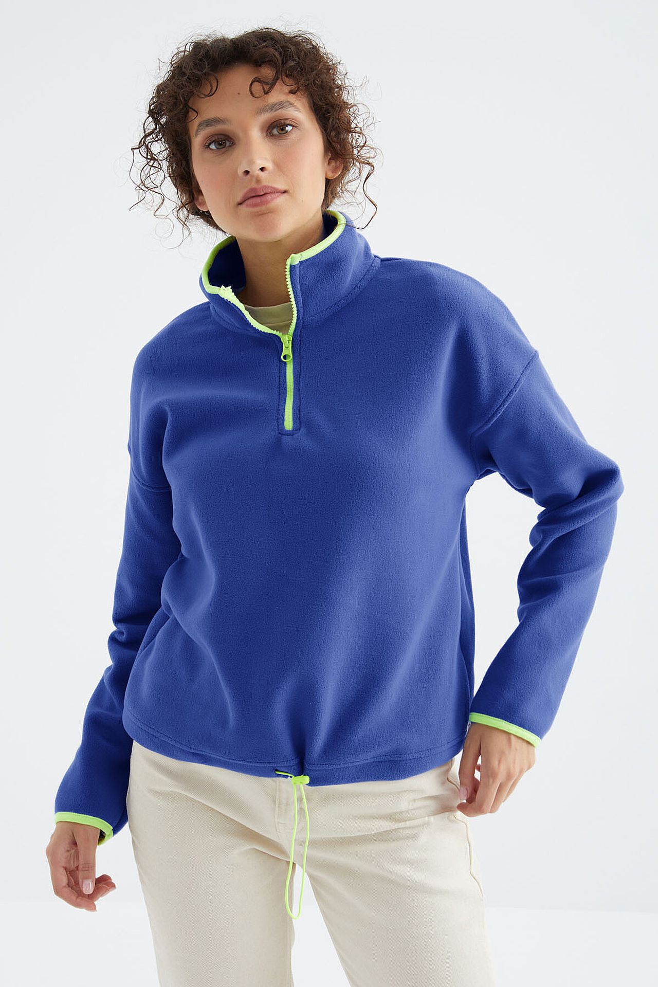 TOMMY Oversized Plush Half-zip Sweatshirt 3