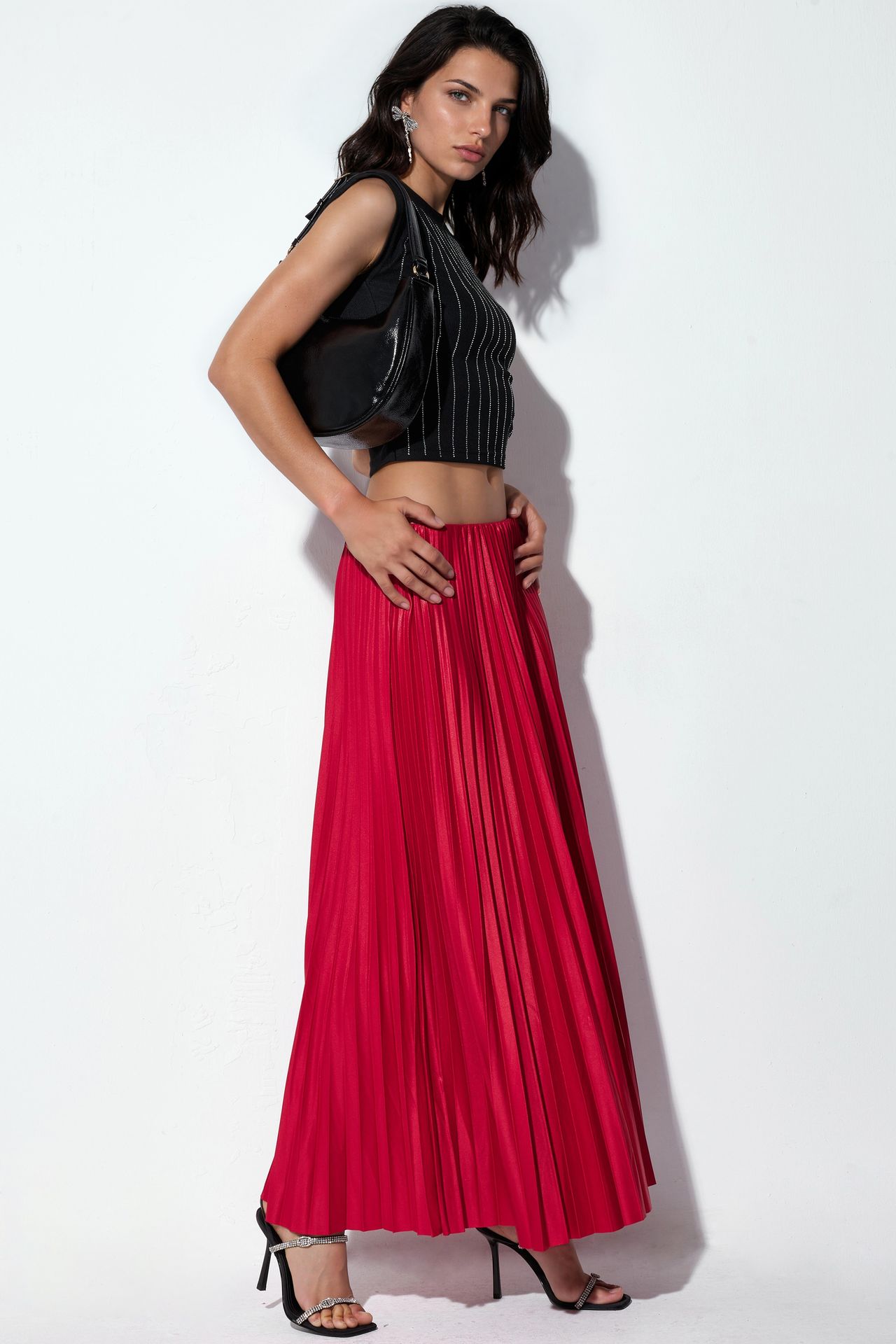 BDART High Waist Pleated Maxi Skirt 2