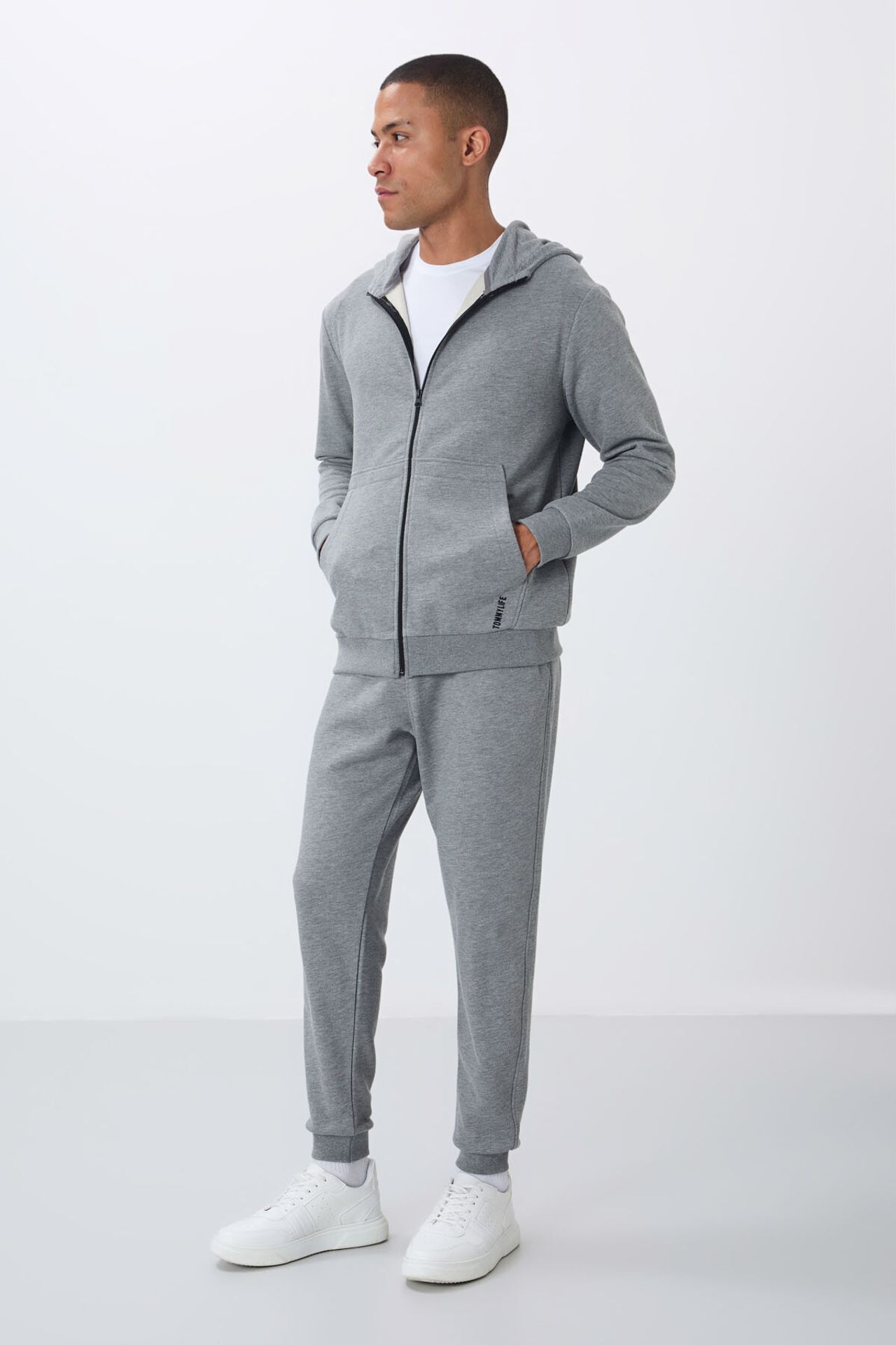 TOMMY Men's Hooded Sweatshirt And Pants Set 5
