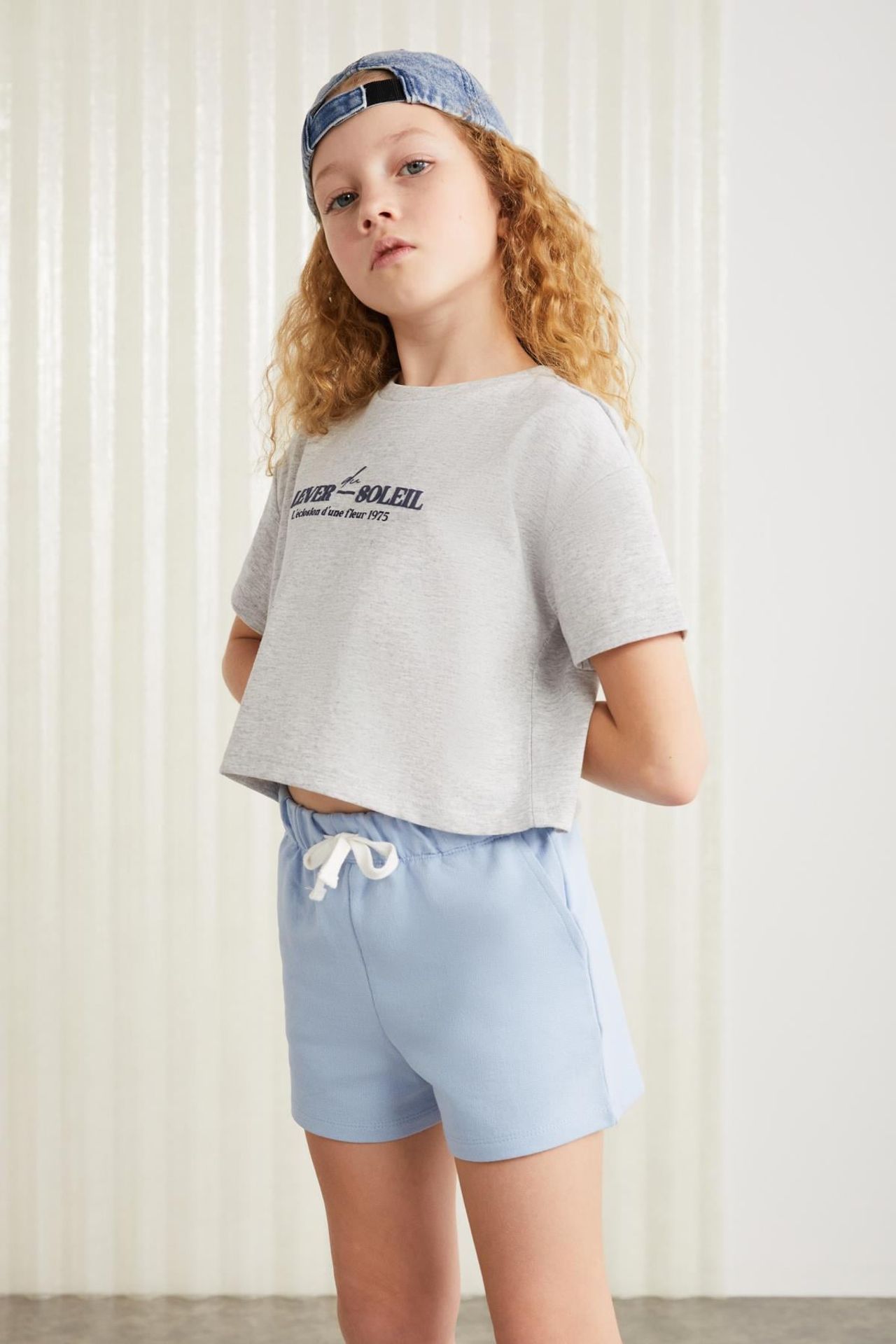 GRIMELANGE Jersey Tie Waist Shorts 2