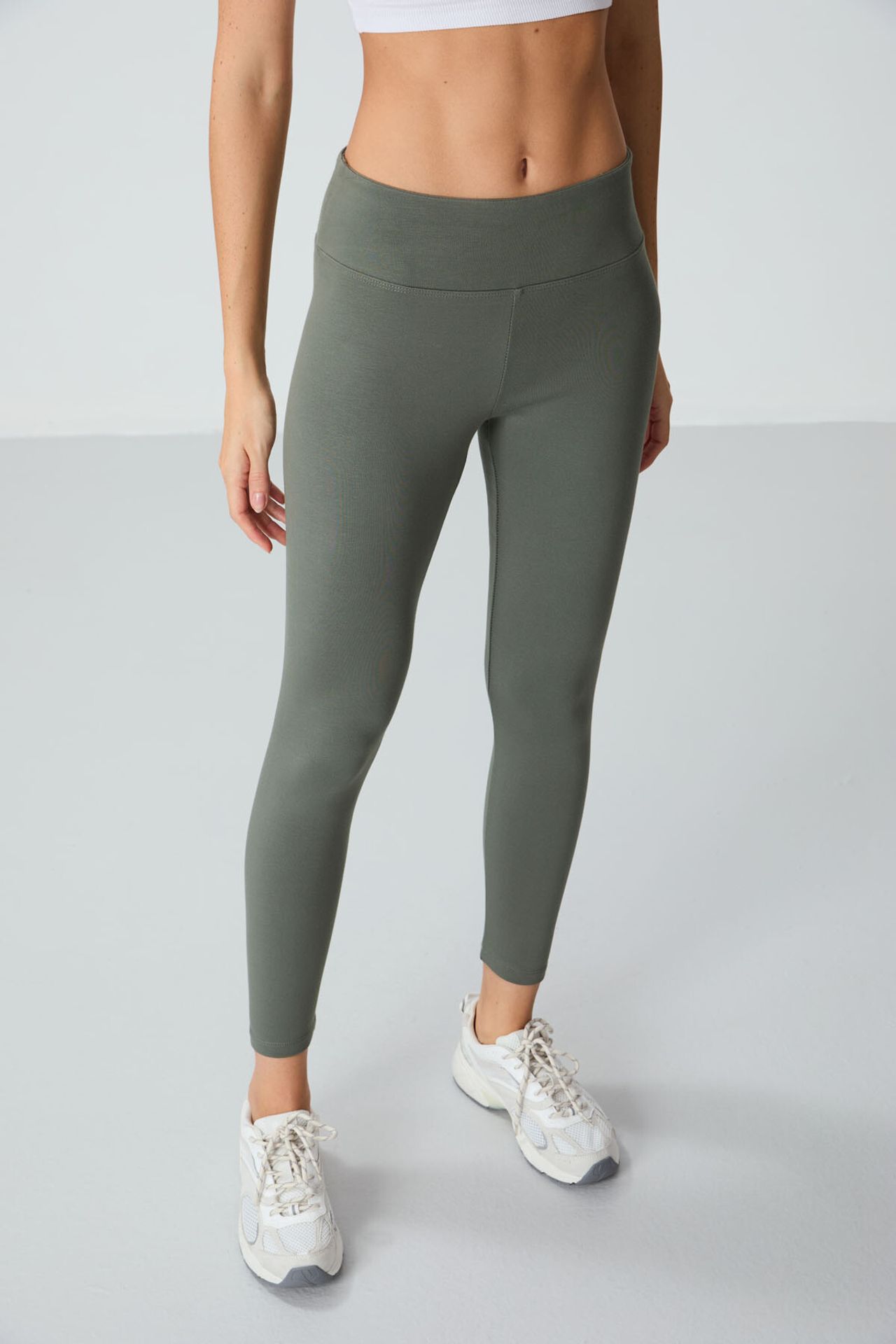 TOMMY High-Waist Cotton Blend Leggings 4