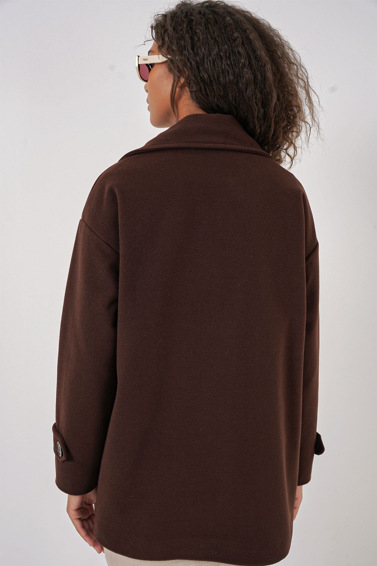 BDART Relaxed Fit Shawl Collar Buttoned Coat 6