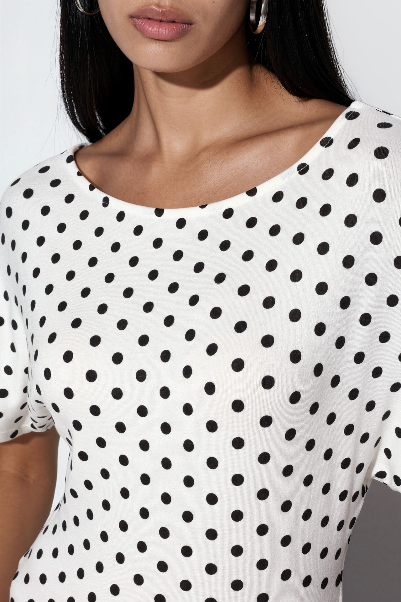 BDART Off-Shoulder Polka Dot Oversized Blouse 4