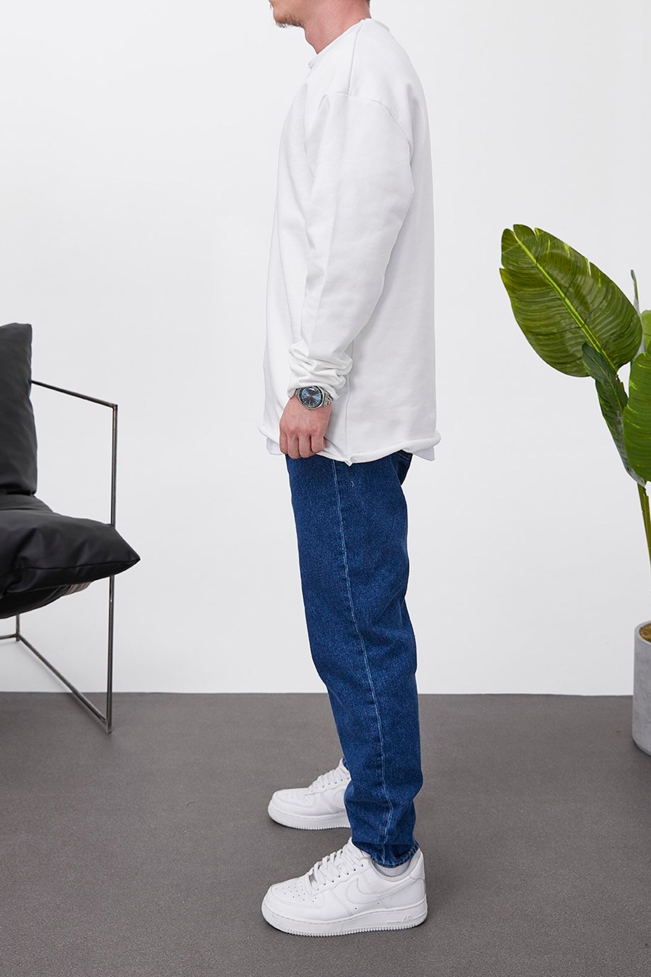 NOMARC Rahat Bisiklet Yaka Sweatshirt 4