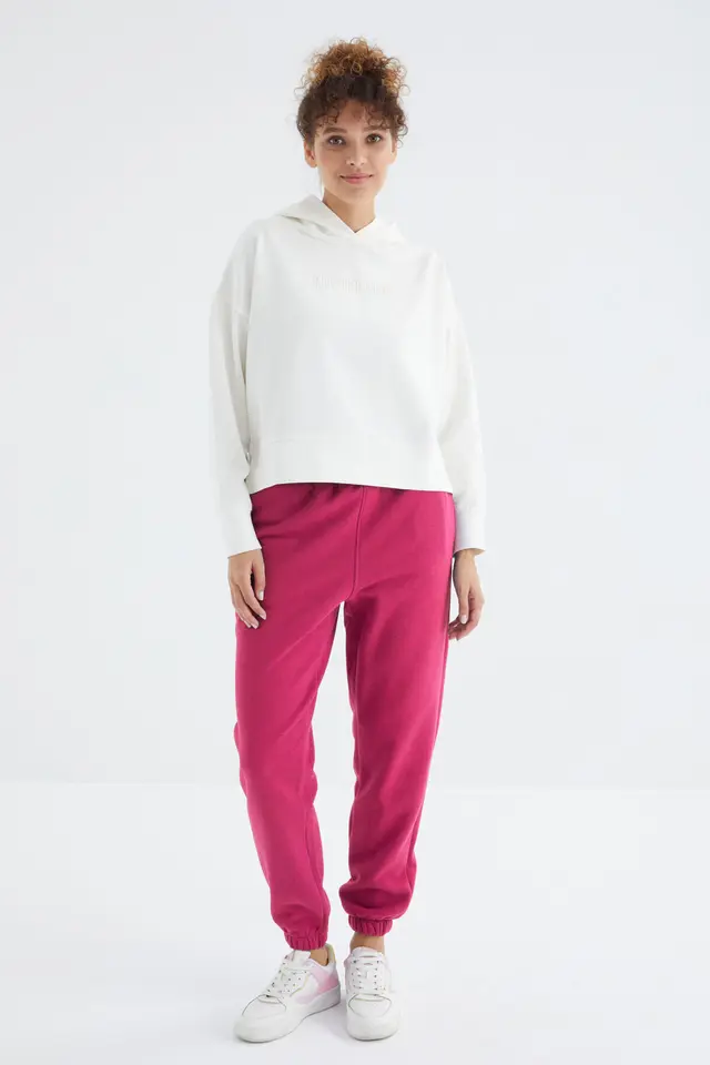 TOMMY Women's High-Waist Fleece Jogger Sweatpants