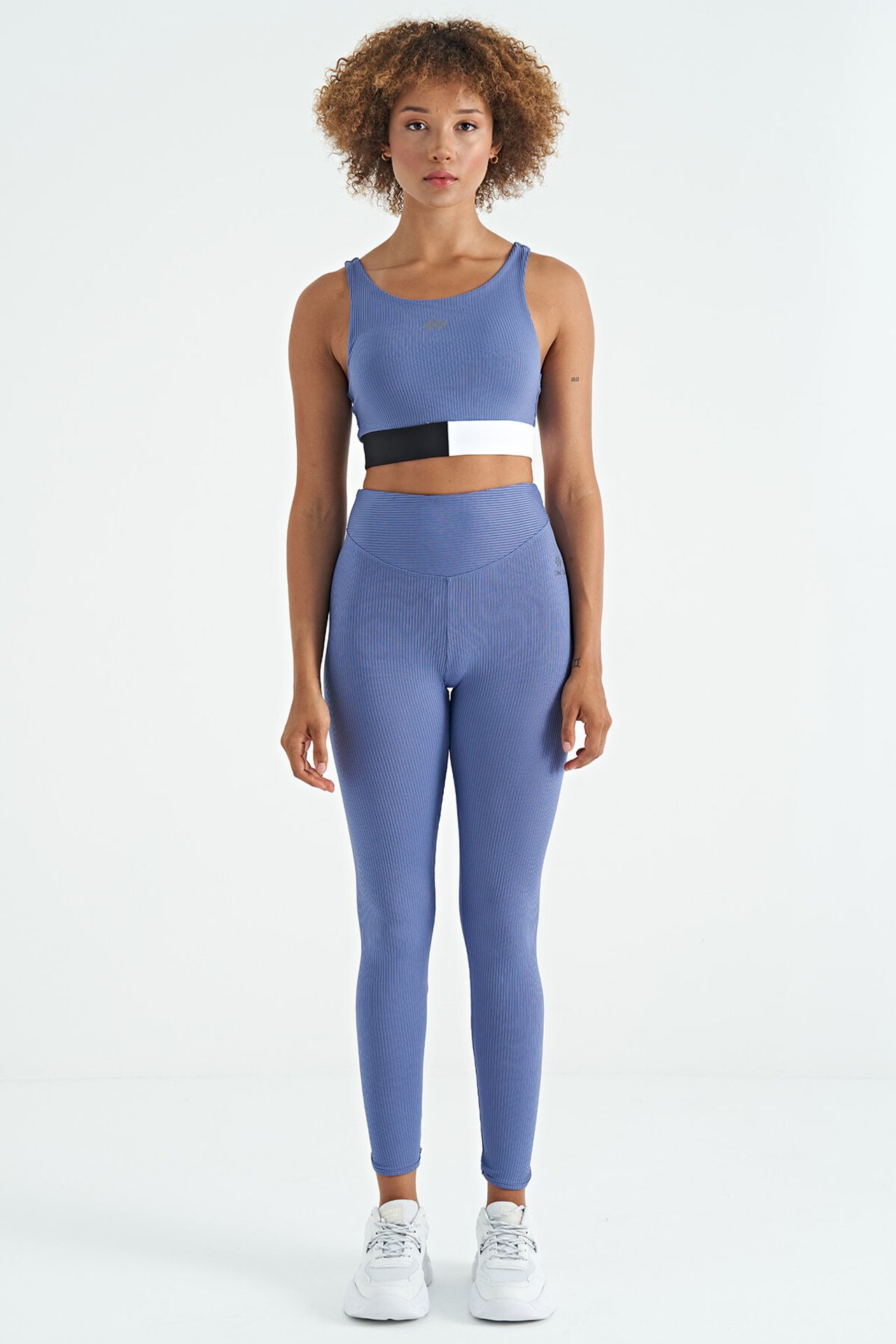 TOMMY Crop Sleeveless Color-block Sports Top 2