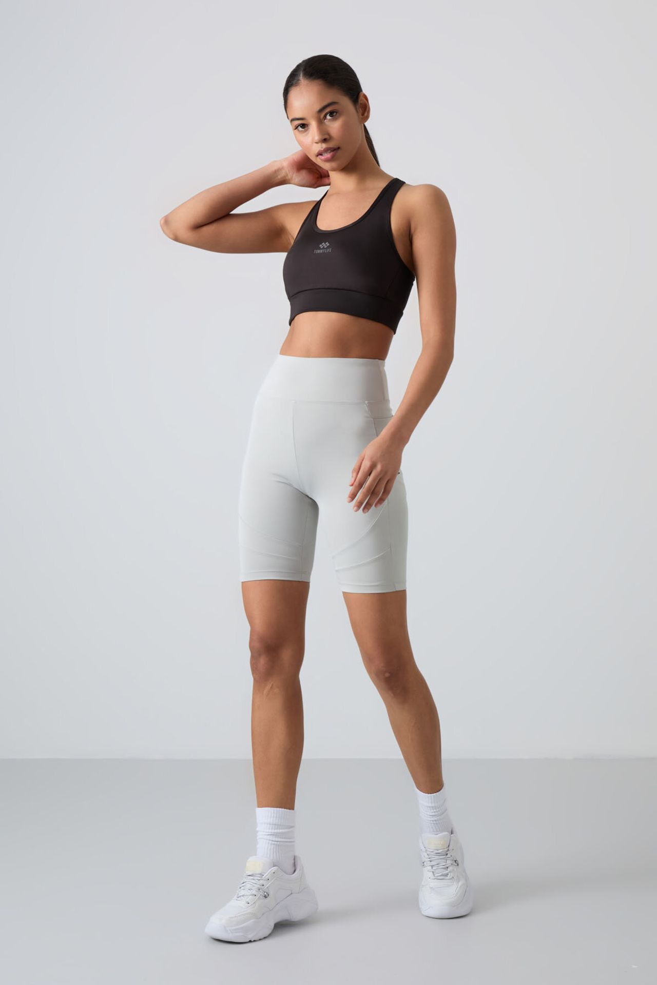 TOMMY Fitted Sleeveless Crop Sports Top 4