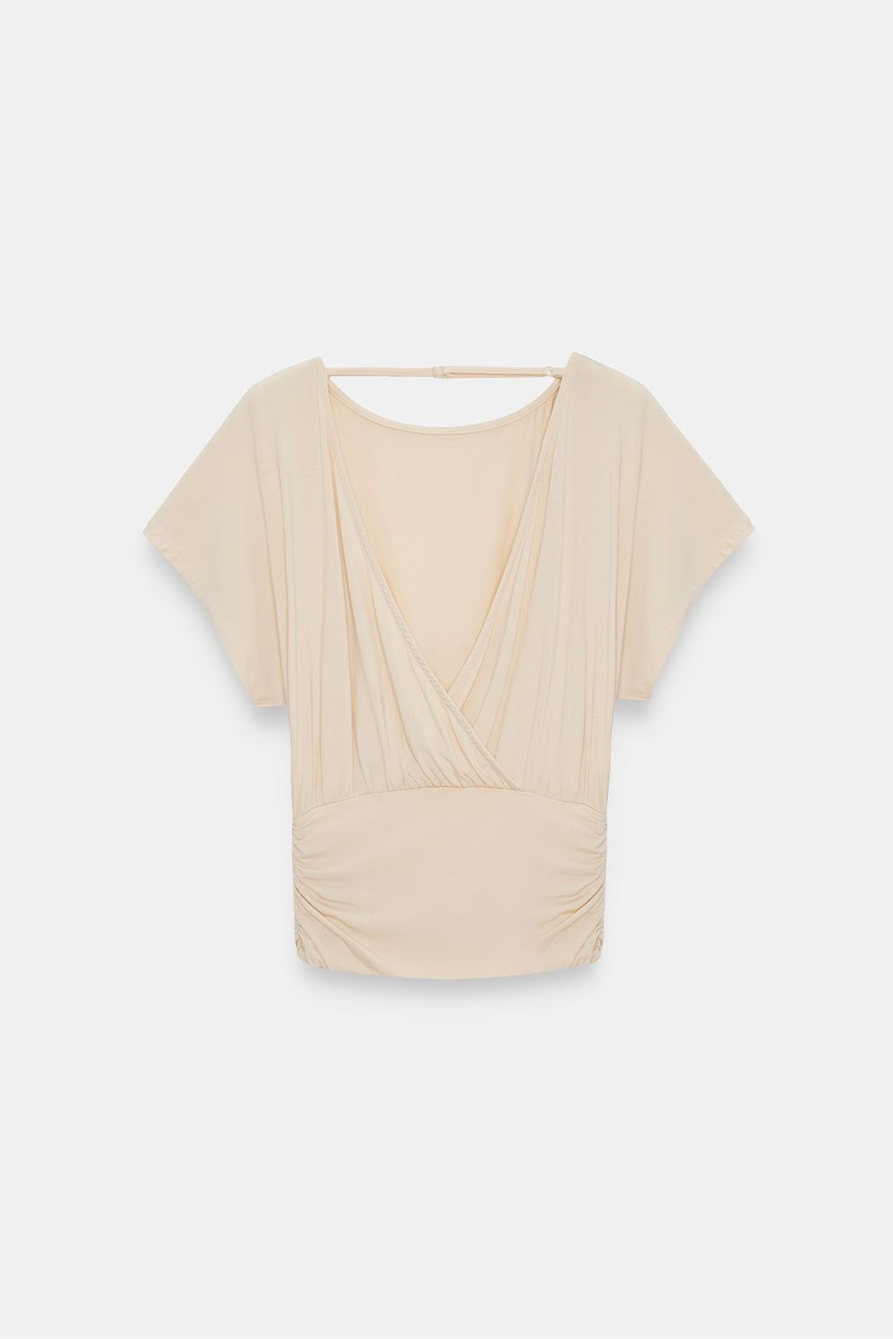DILVIN Women's Modal Blend Cut-out Crew Neck Blouse 6