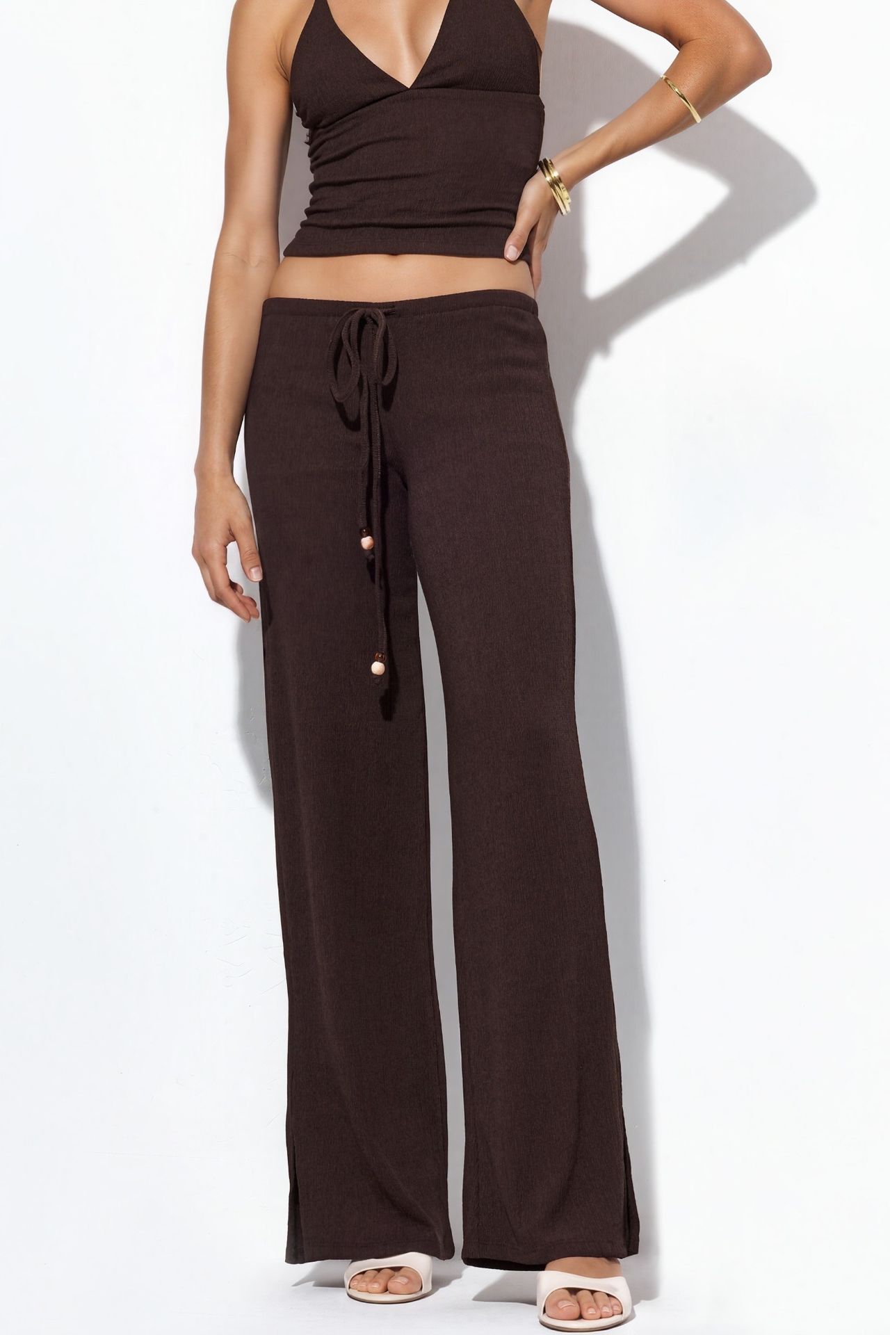 BUSEM Women's Straight-leg Crepe Trousers 1