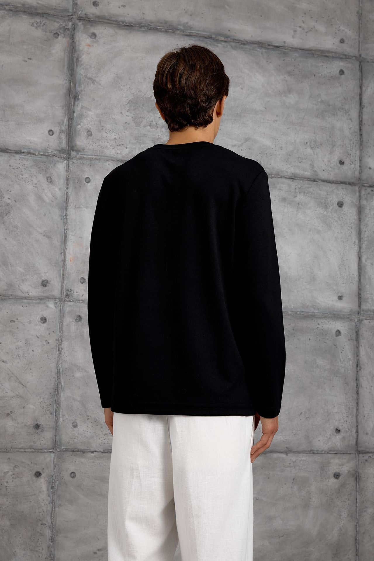 NOMARC Normal Kalıp Bisiklet Yaka Sweatshirt 4