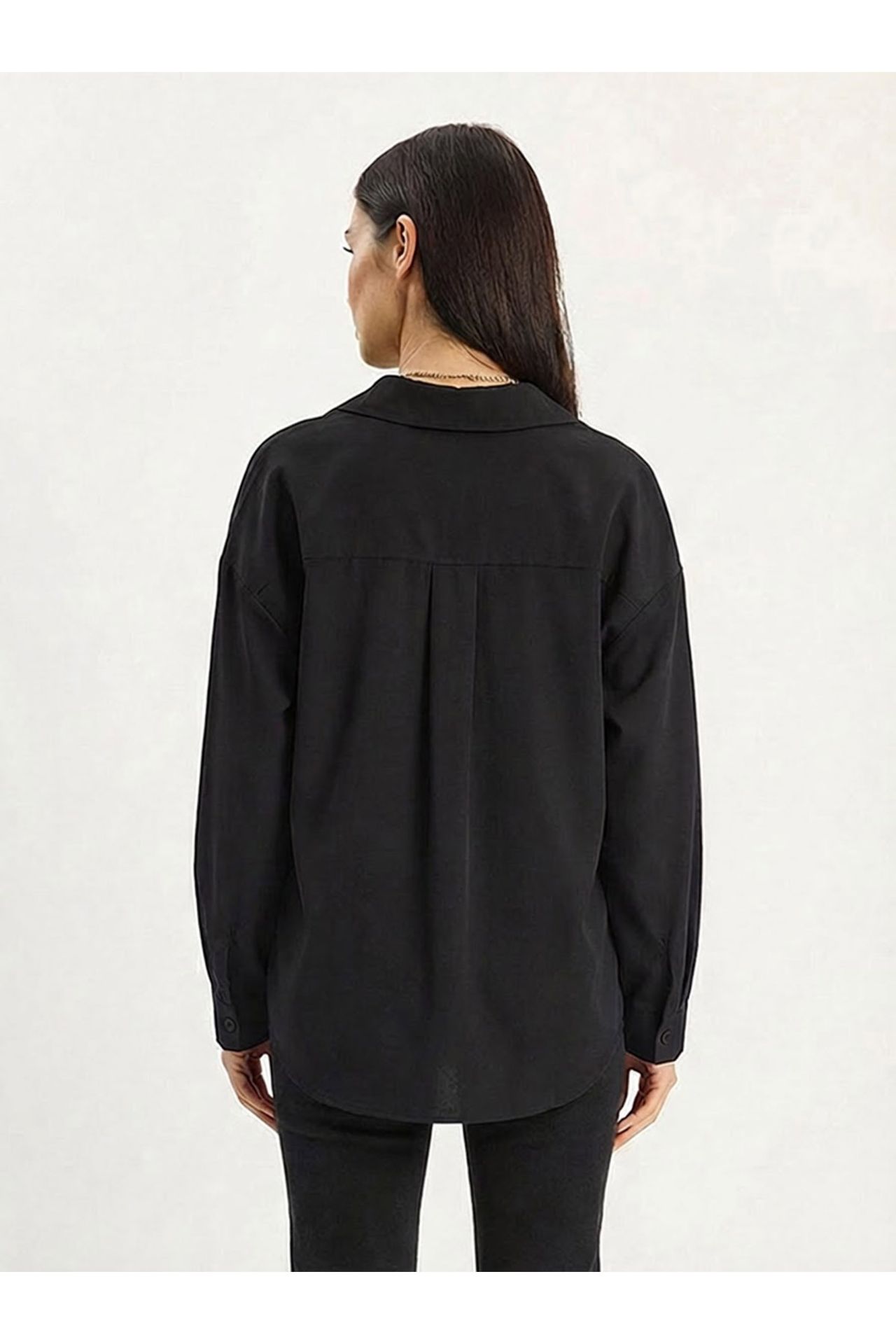 LUCCI Button Detailed Poplin Shirt 4