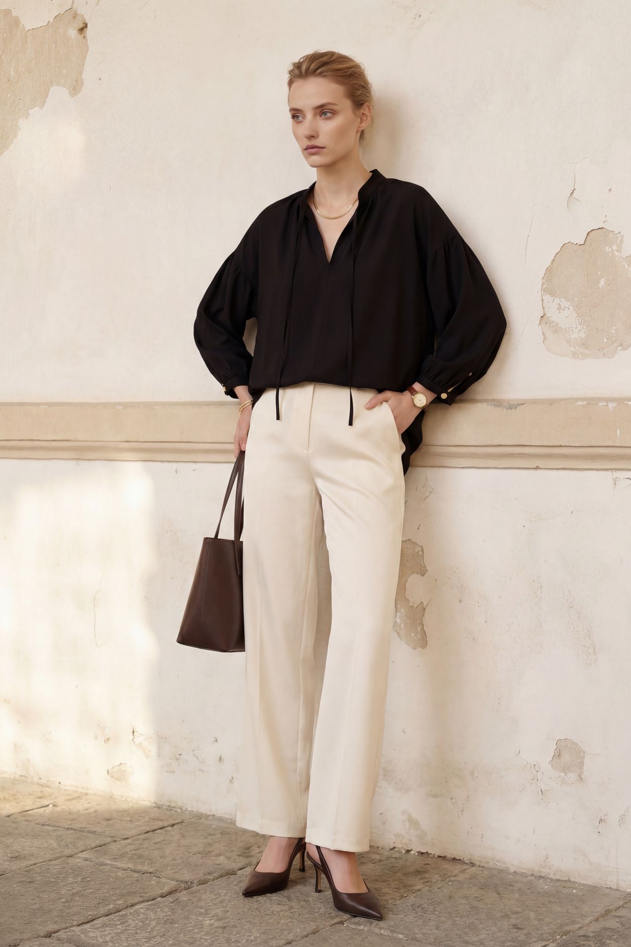 MY FASHION Loose Fit Long Sleeve Shirt 3