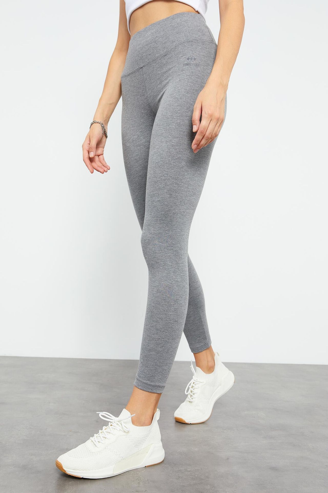 TOMMY High-Waist Cotton Elastane Leggings