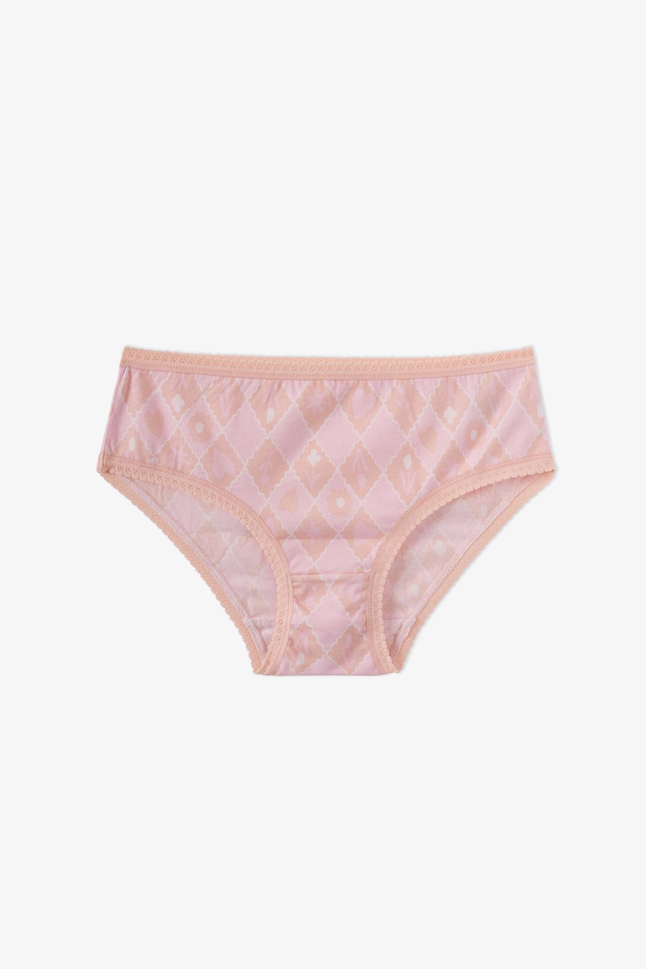 PENTI Girls' Princess Print Floral Cotton Briefs 5