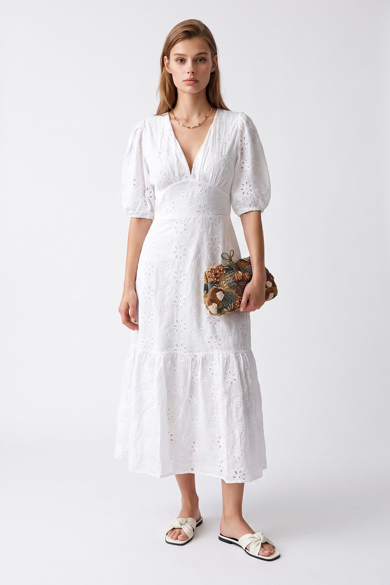 MIXRAY Cotton Maxi Dress 5