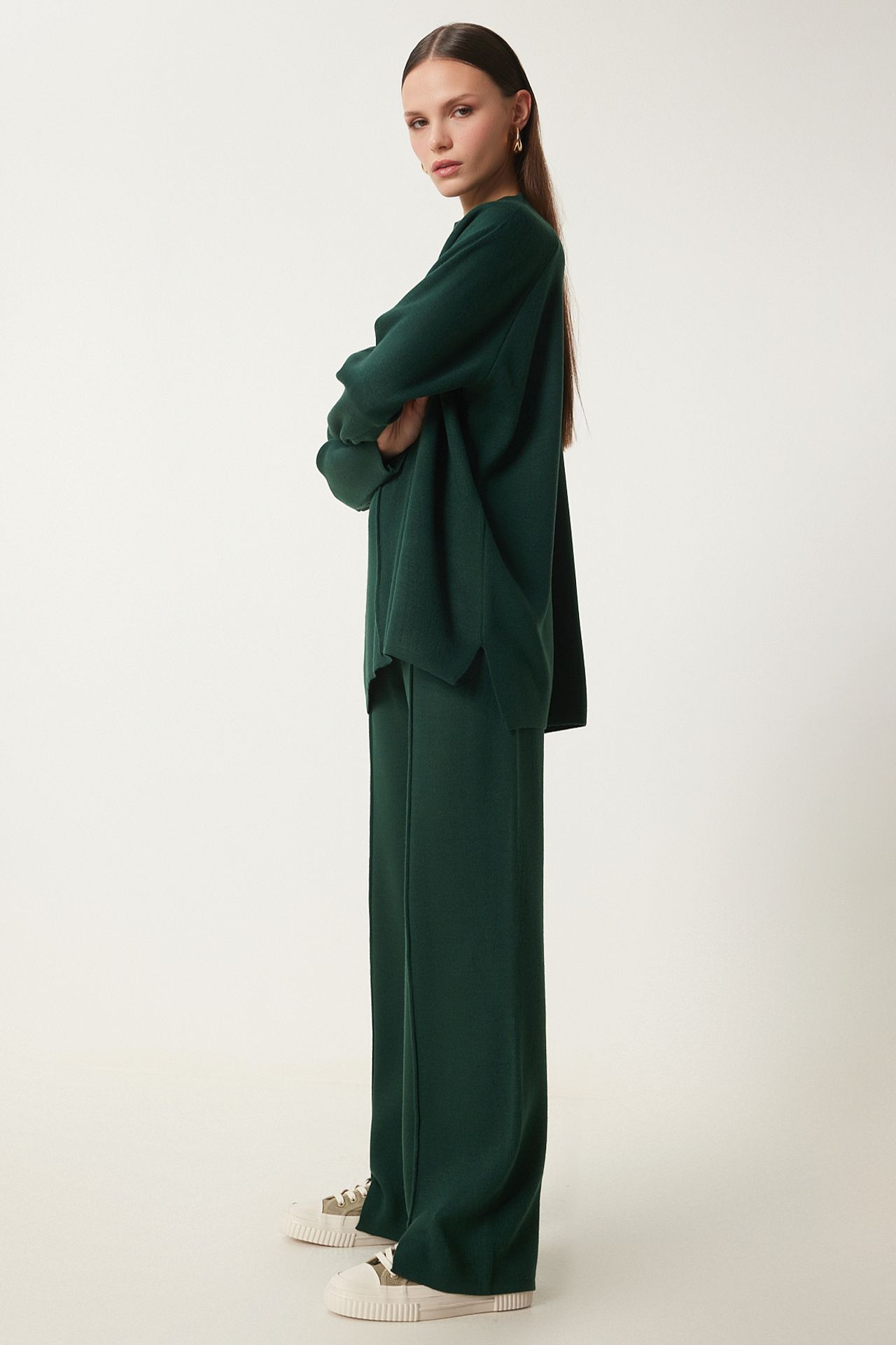 ISTANBUL Rib Detailed Knitted Two-Piece Set