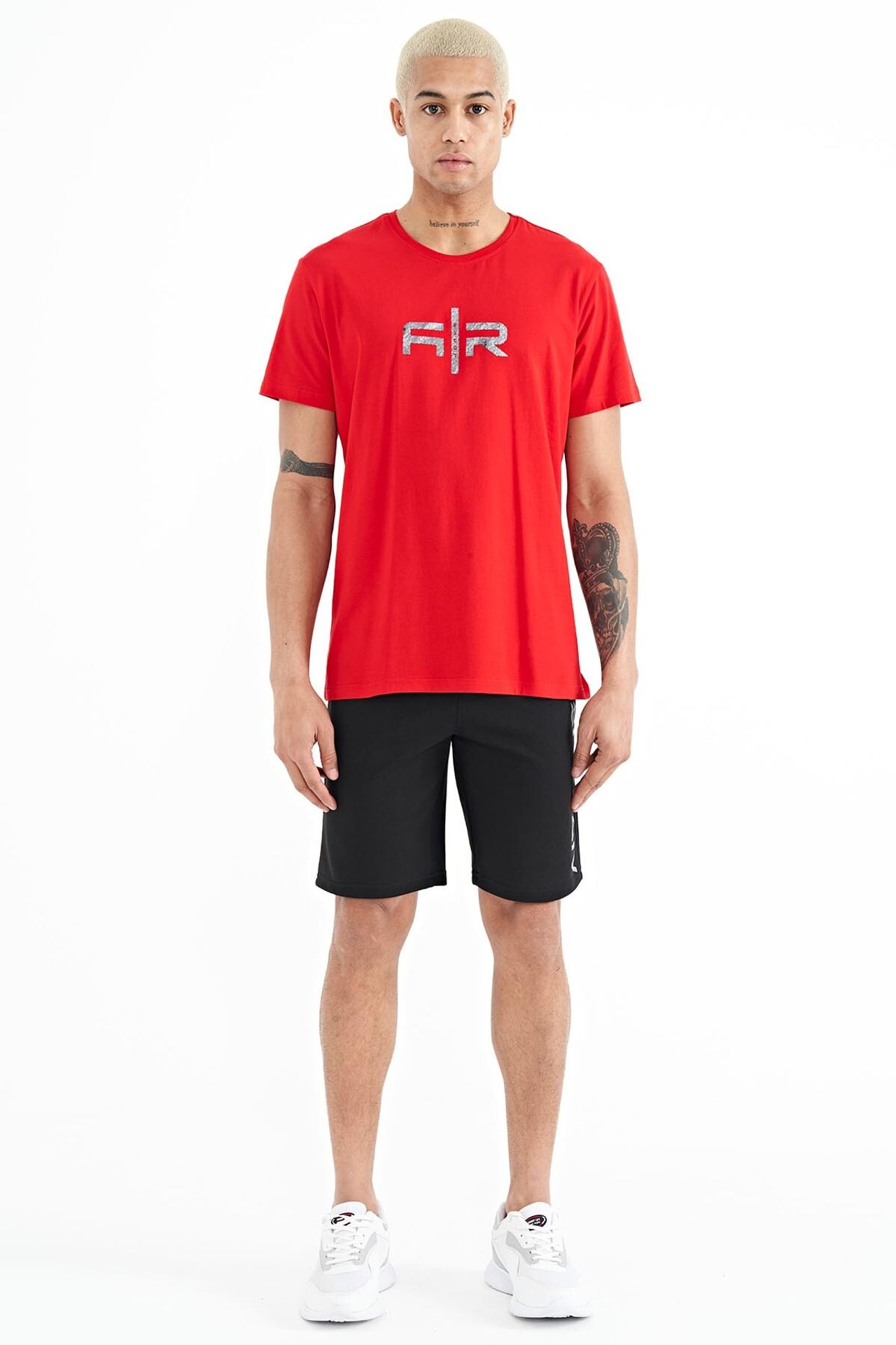 TOMMY Men's Printed Fleece Sweat Shorts 1