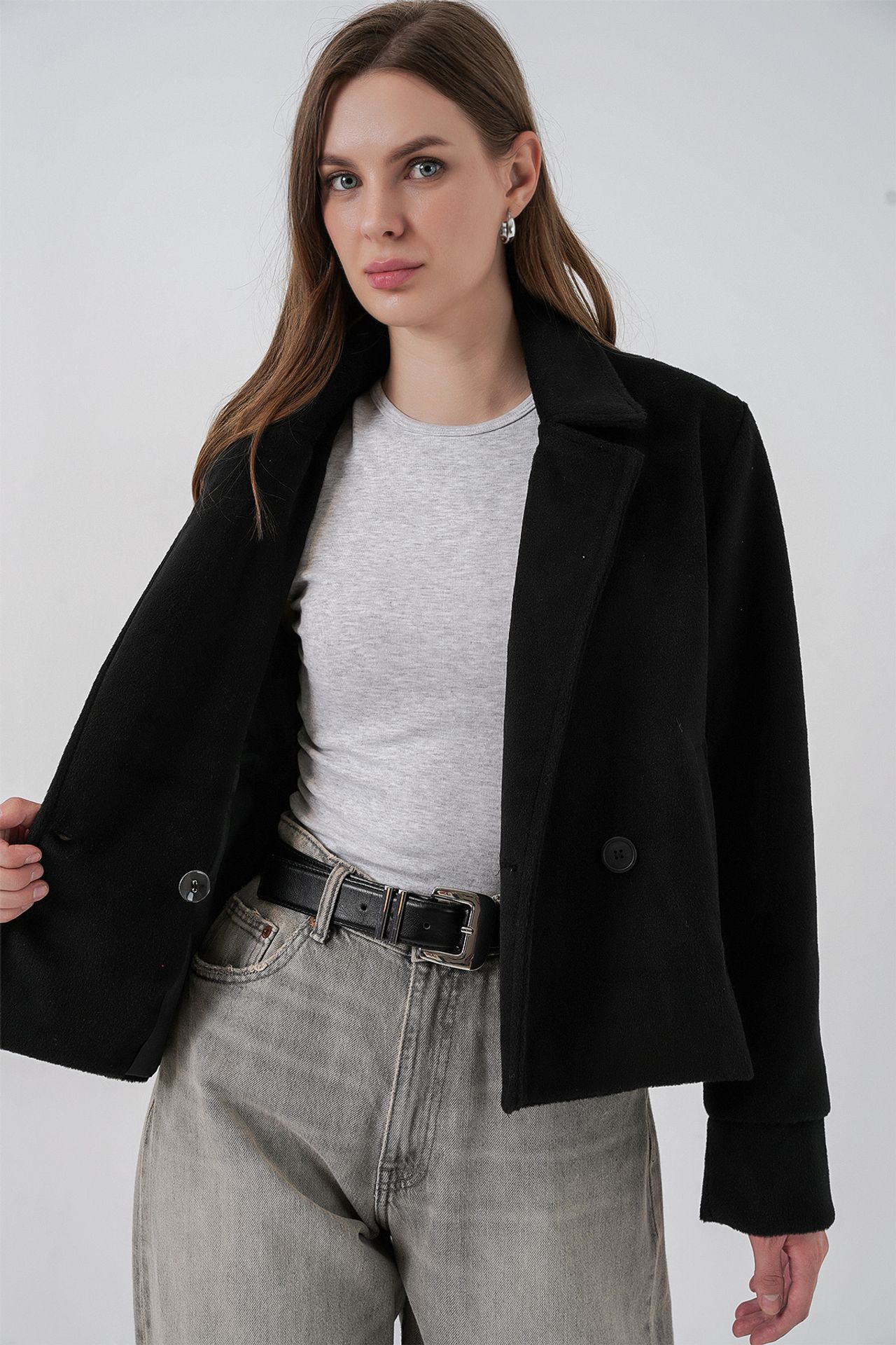 BDART Textured Double Breasted Jacket