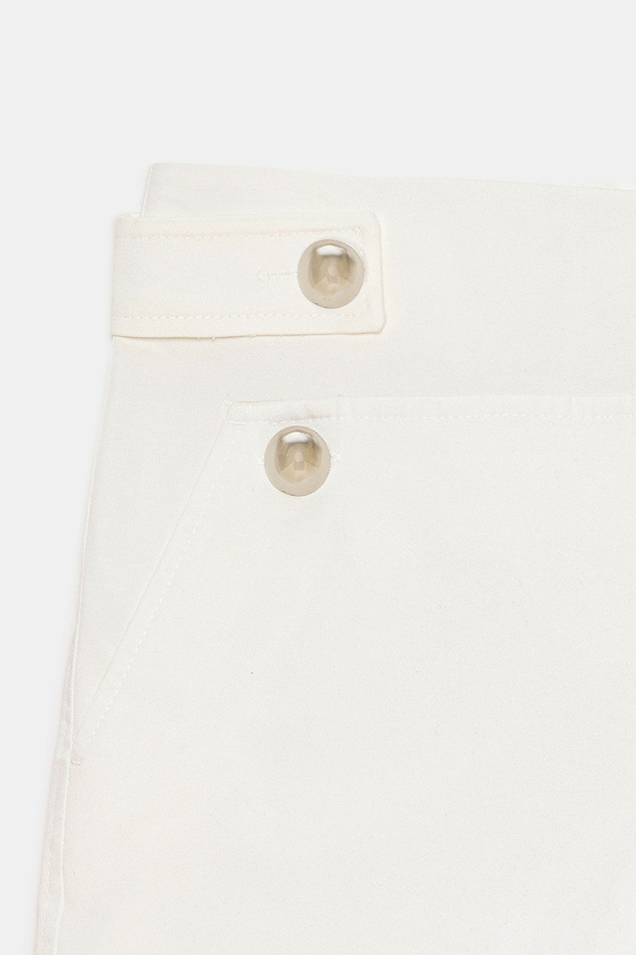 DILVIN High-Waist Tailored Cotton Shorts 8