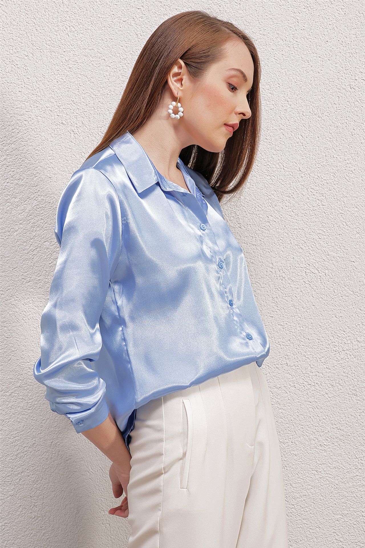 BDART Satin Woven Button Shirt 4