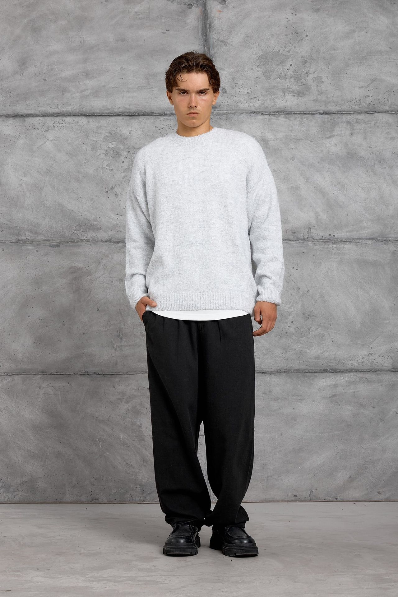 NOMARC Regular Fit Bisiklet Yaka Kazak 4