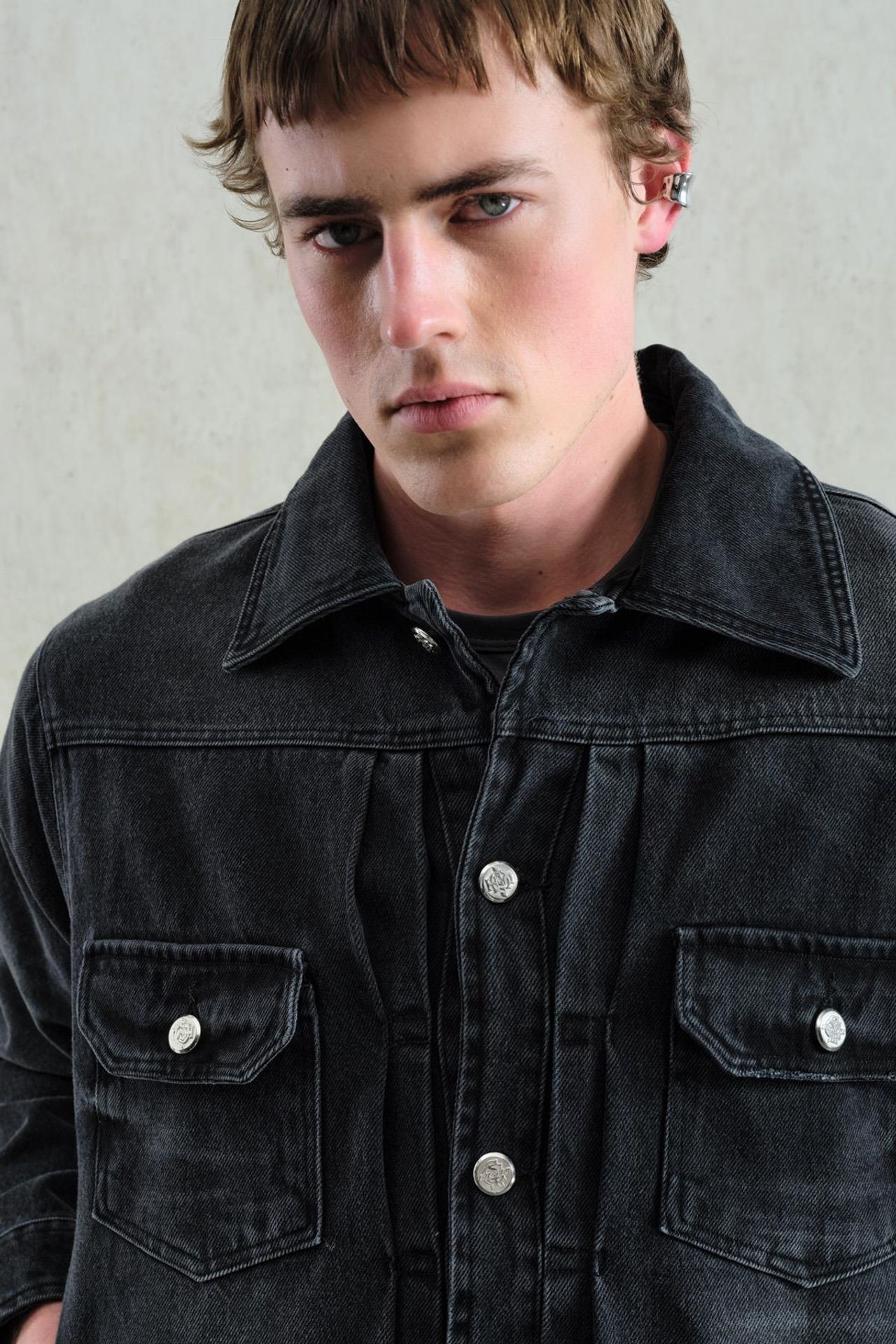 GIESTO Denim Jacket with Pockets 5