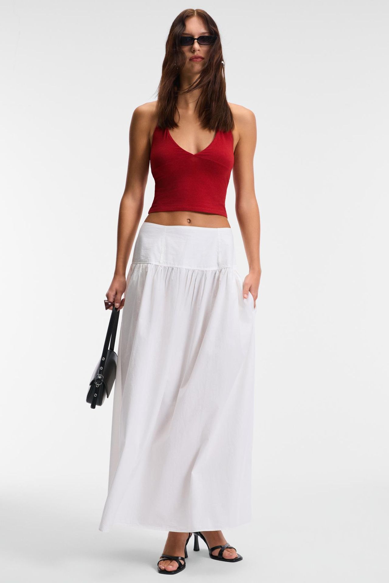 GRIMELANGE Halterneck Backless Crop Top 3