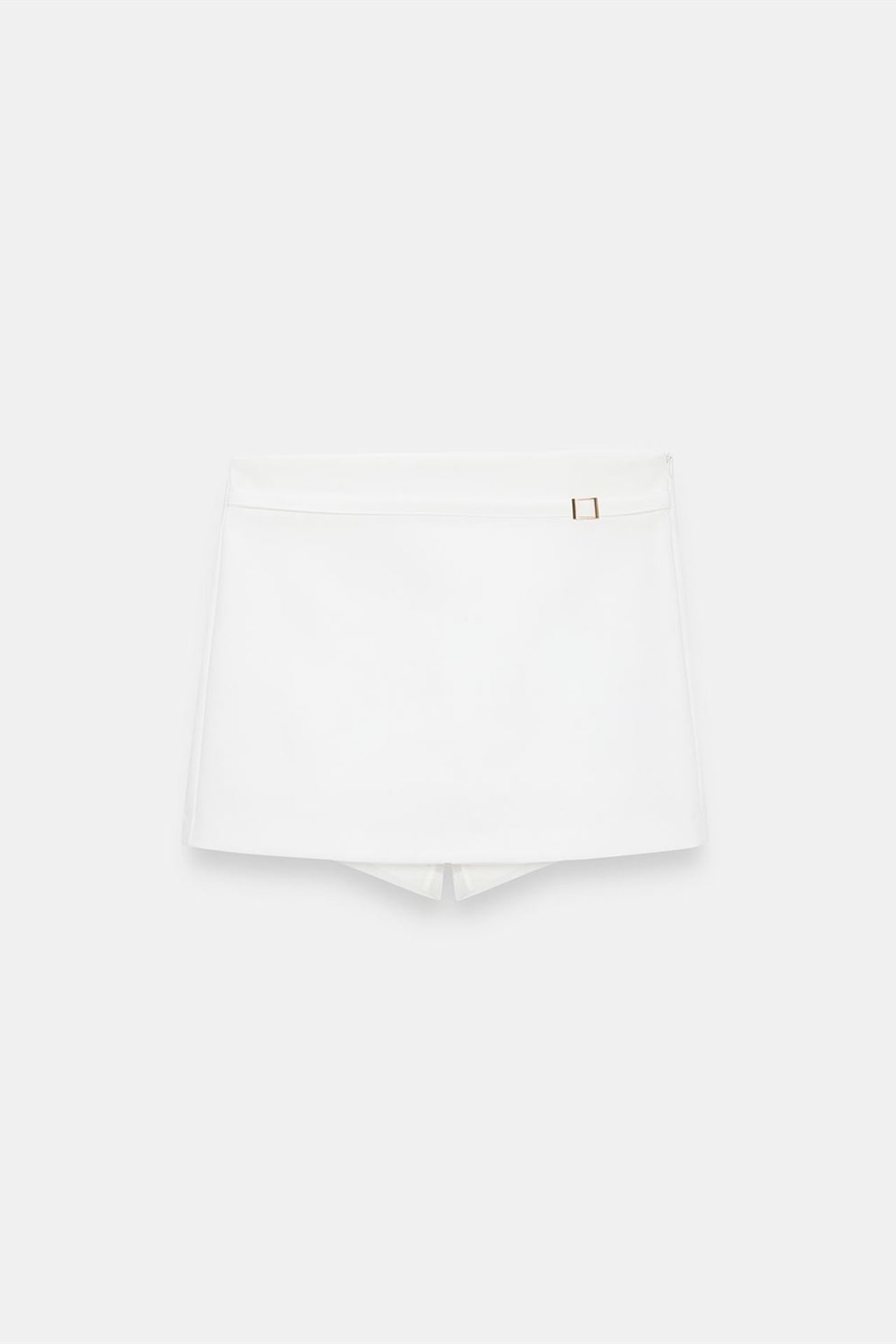 DILVIN High-Waist Belted A-Line Mini Skirt 5