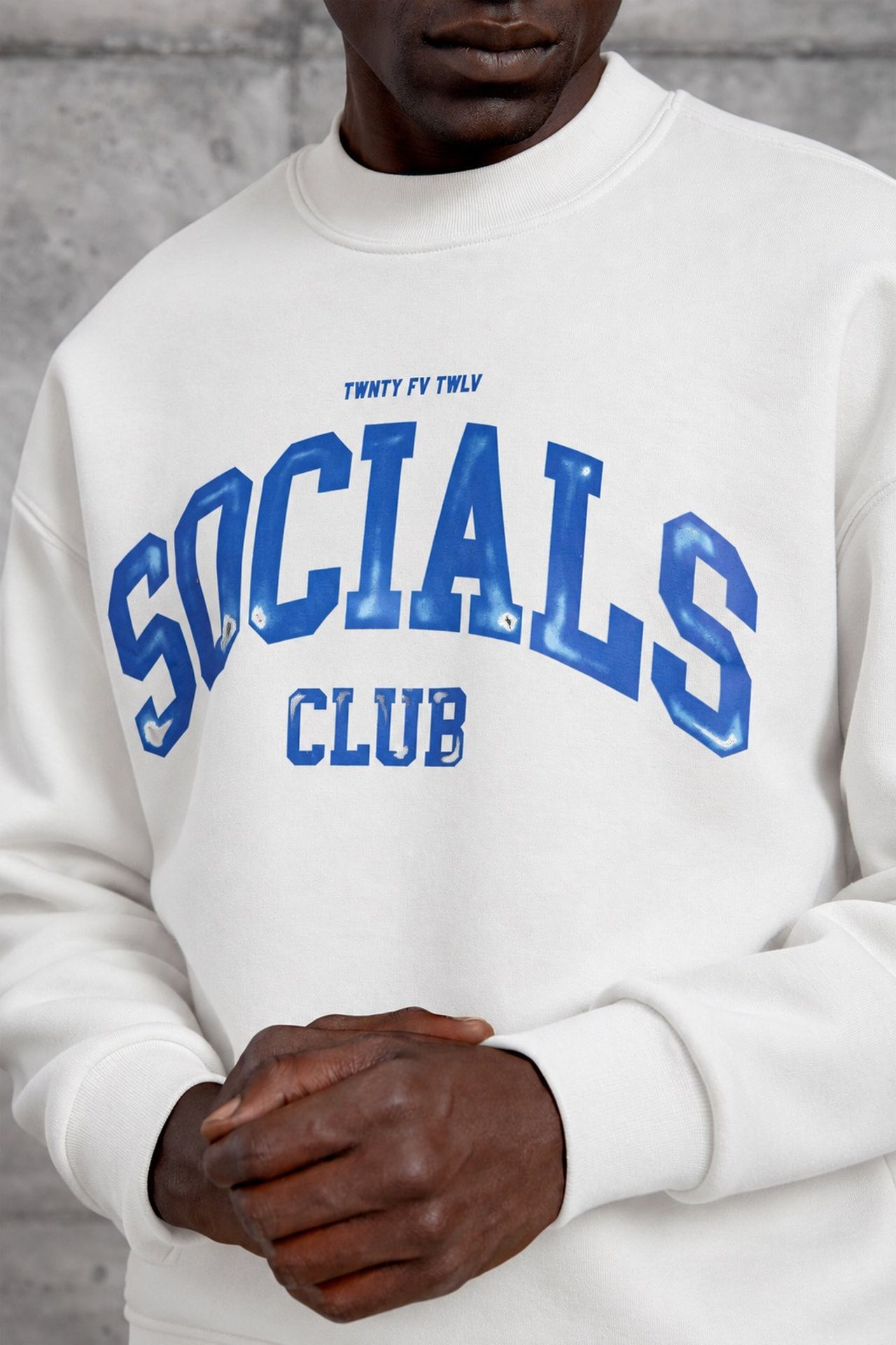 NOMARC Baskılı Geniş Kesim Bisiklet Yaka Sweatshirt 6