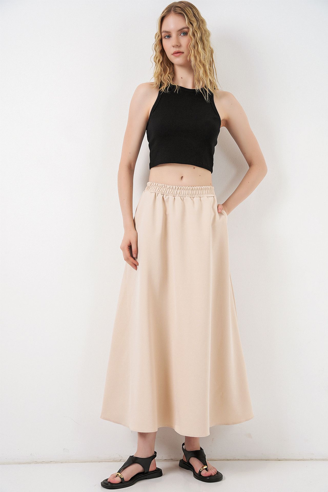 BDART High Waist A-Line Maxi Skirt 1