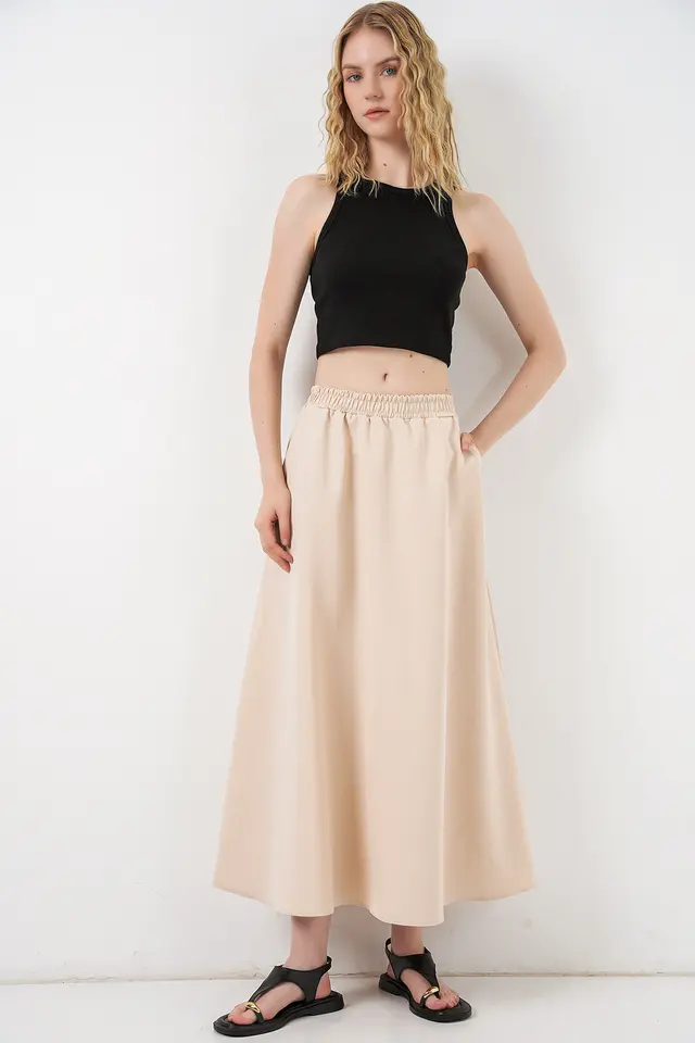 BDART High Waist A-Line Maxi Skirt