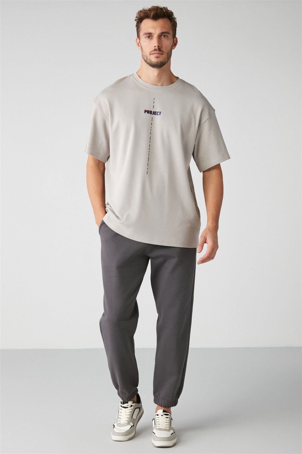 GRIMELANGE Daralan Elastik Bel Jogger Pantolon 4