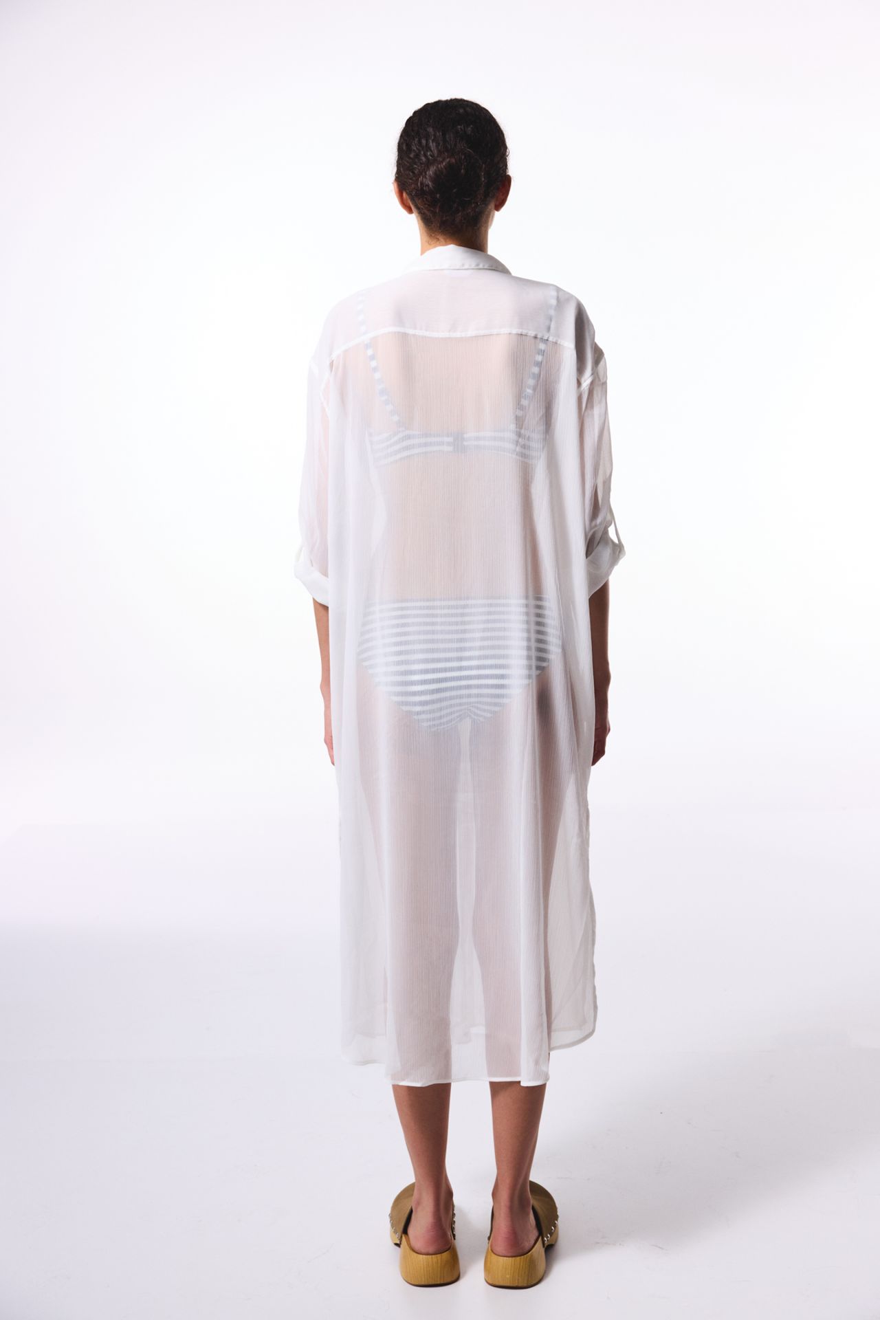 PENTI Iyos Chiffon Long Shirt 2