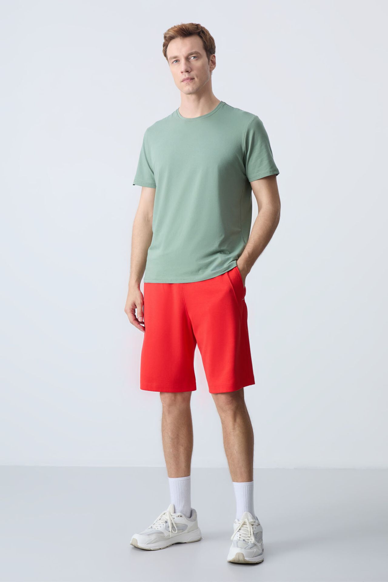 TOMMY Men's Cotton-blend Sweat Shorts 6