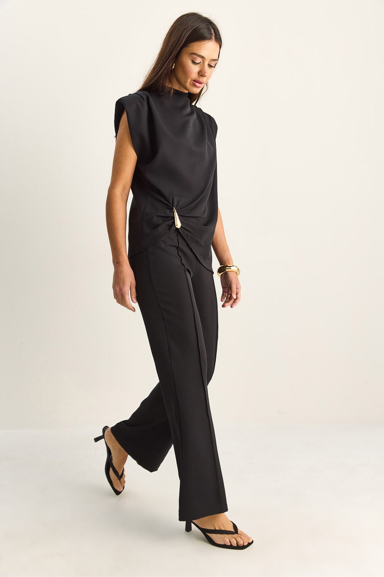 LUCCI High Waist Flare Leg Co-ord Set 4