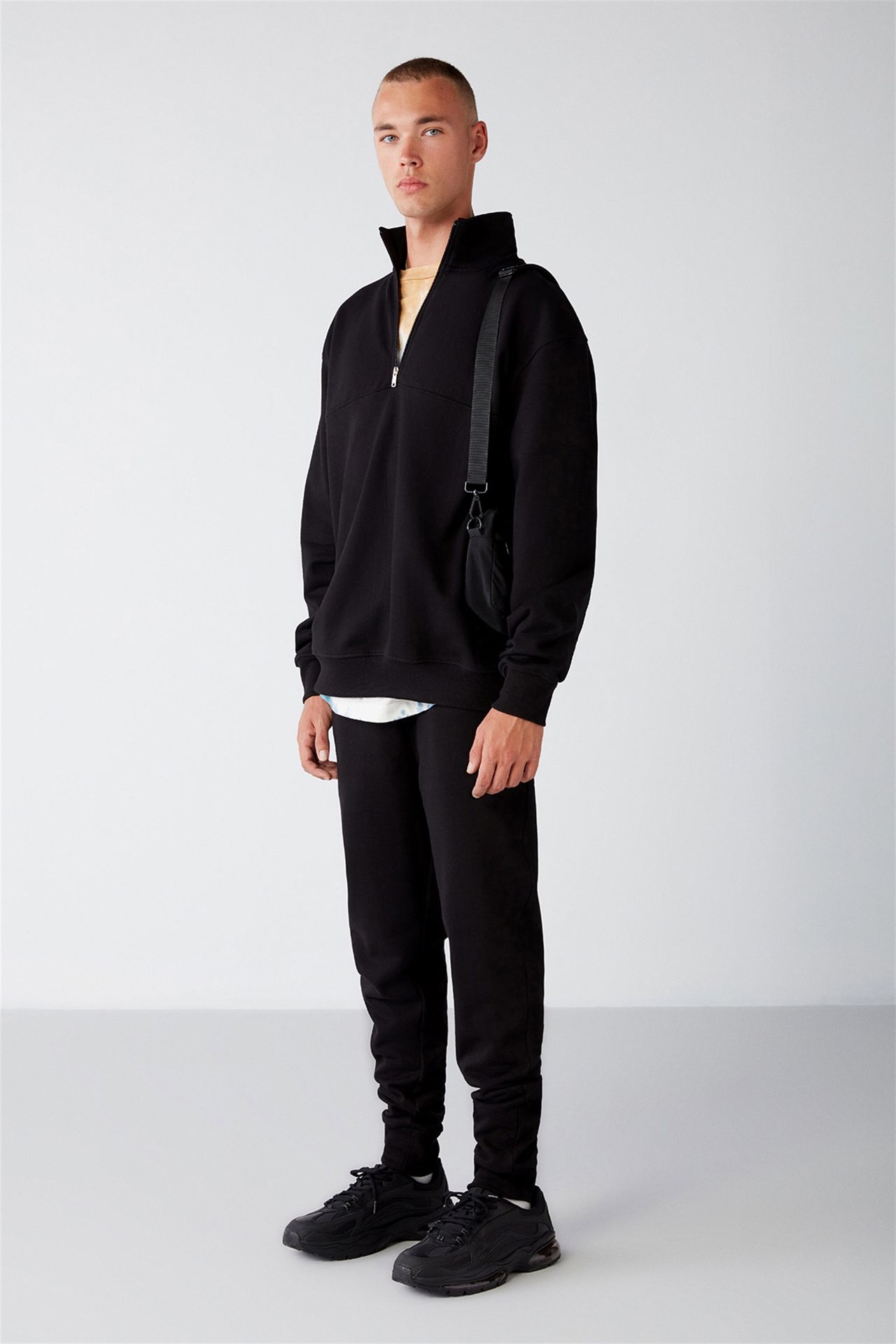 GRIMELANGE Yarım Fermuarlı Sweatshirt 4