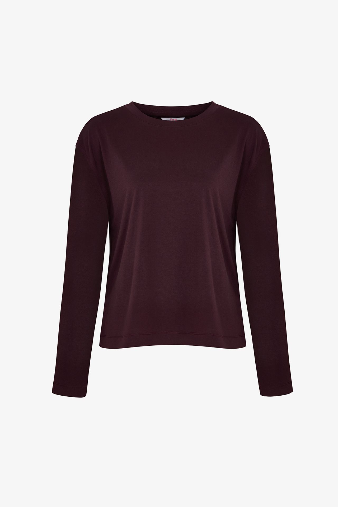 PENTI Modal Top With Slit Detail, Long Sleeve 5