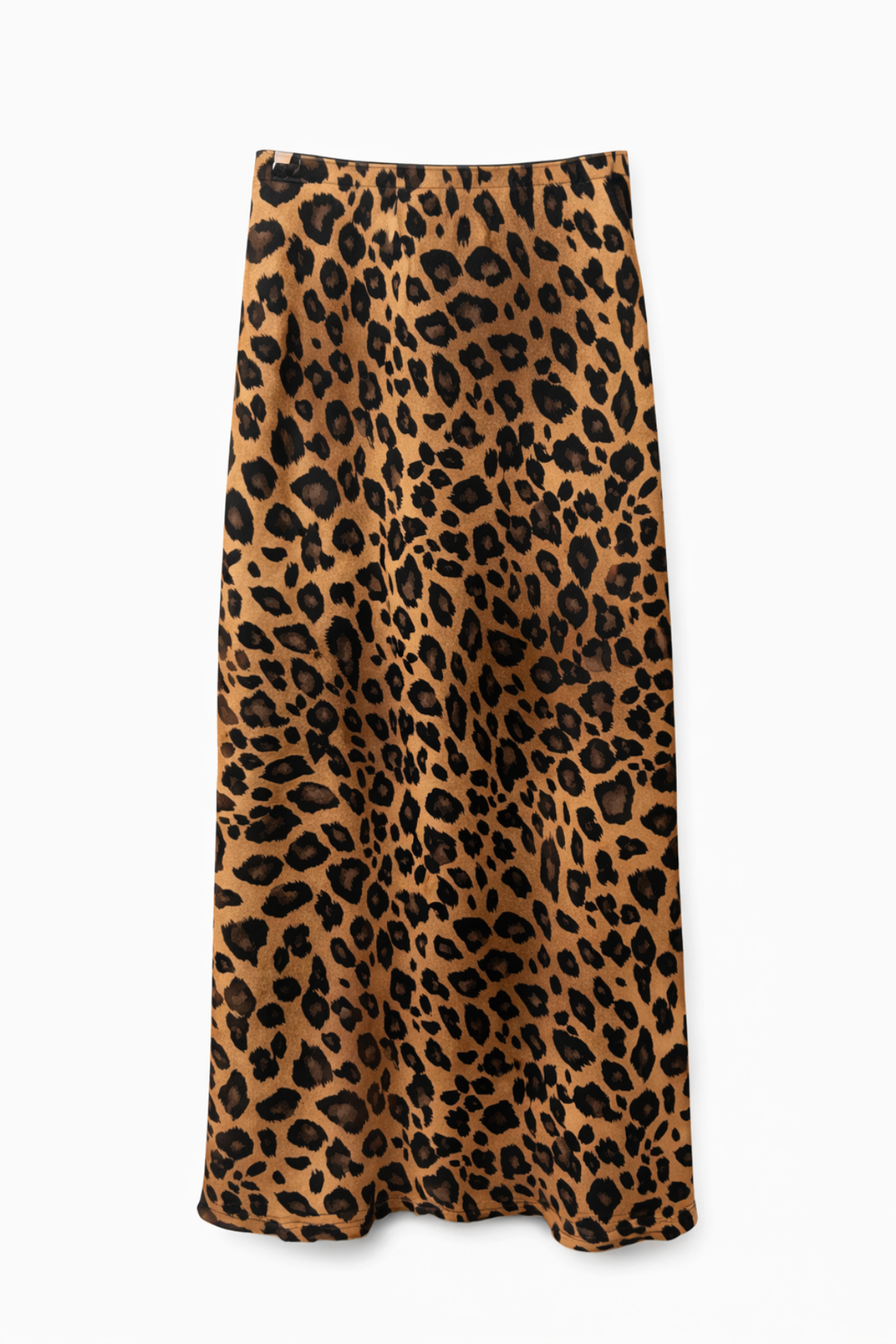MIXRAY Women's High Waist Leopard Maxi Skirt 1