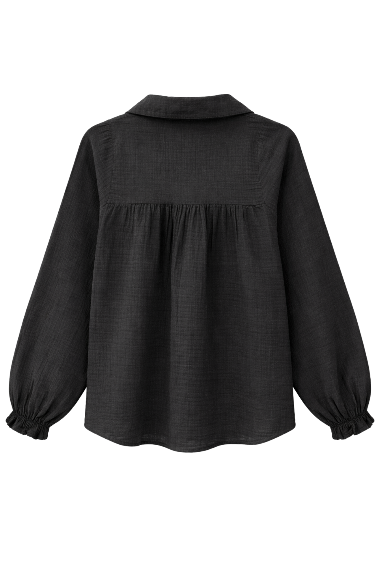 Mixray Textured Cotton Button-Up Shirt 3