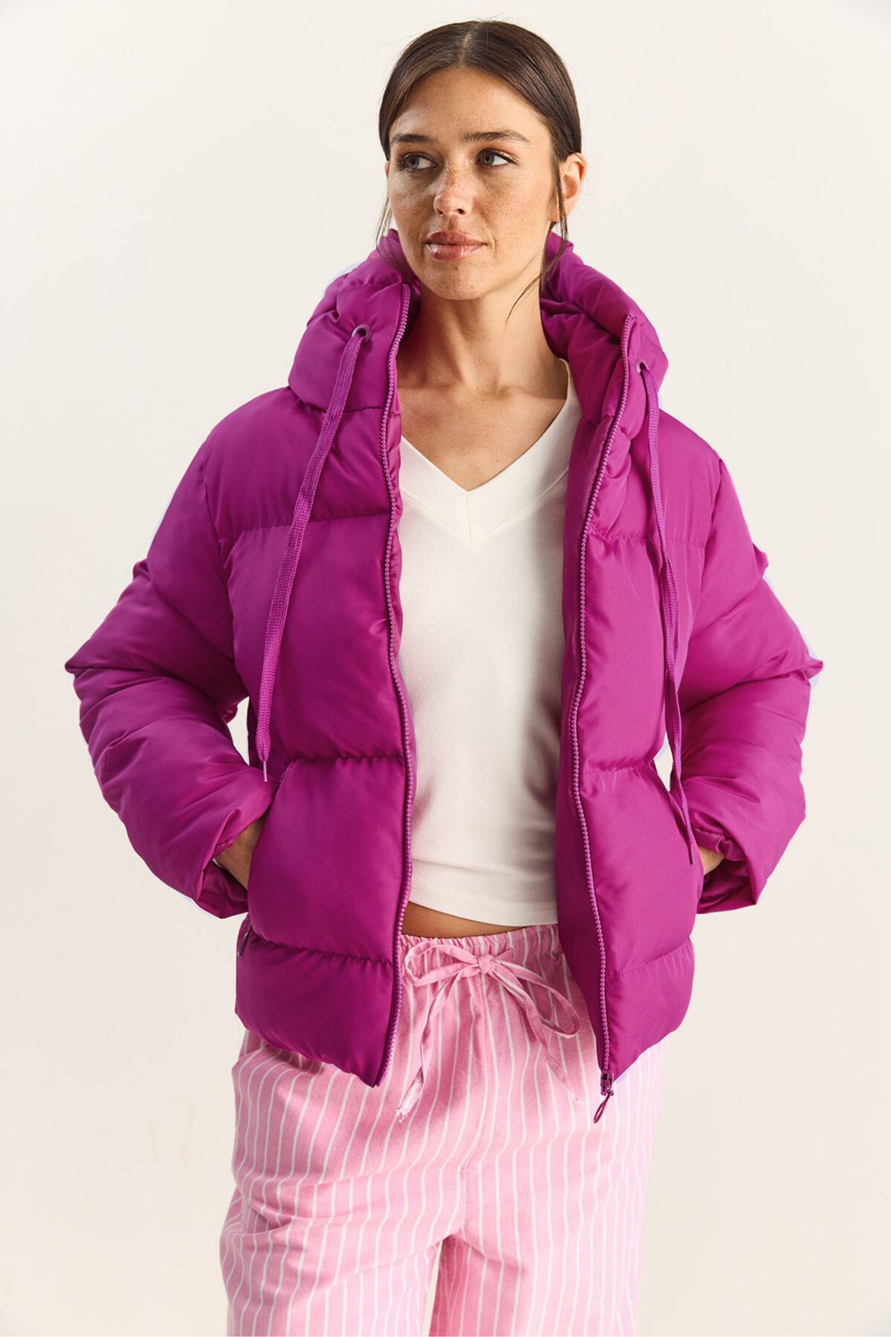 LUCCI Hooded Puffer Coat 2