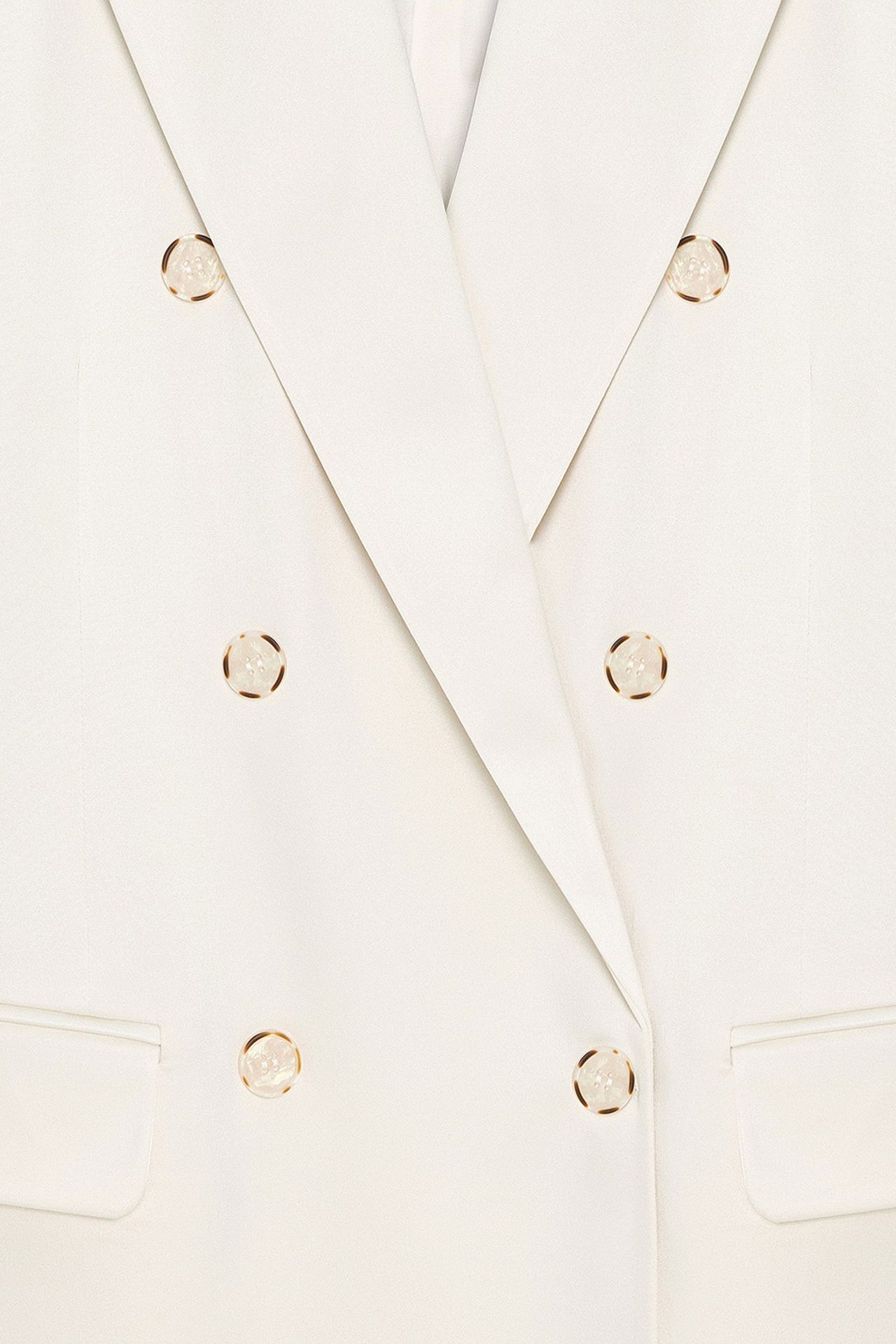 DILVIN Long Satin Shawl-Collar Blazer 7