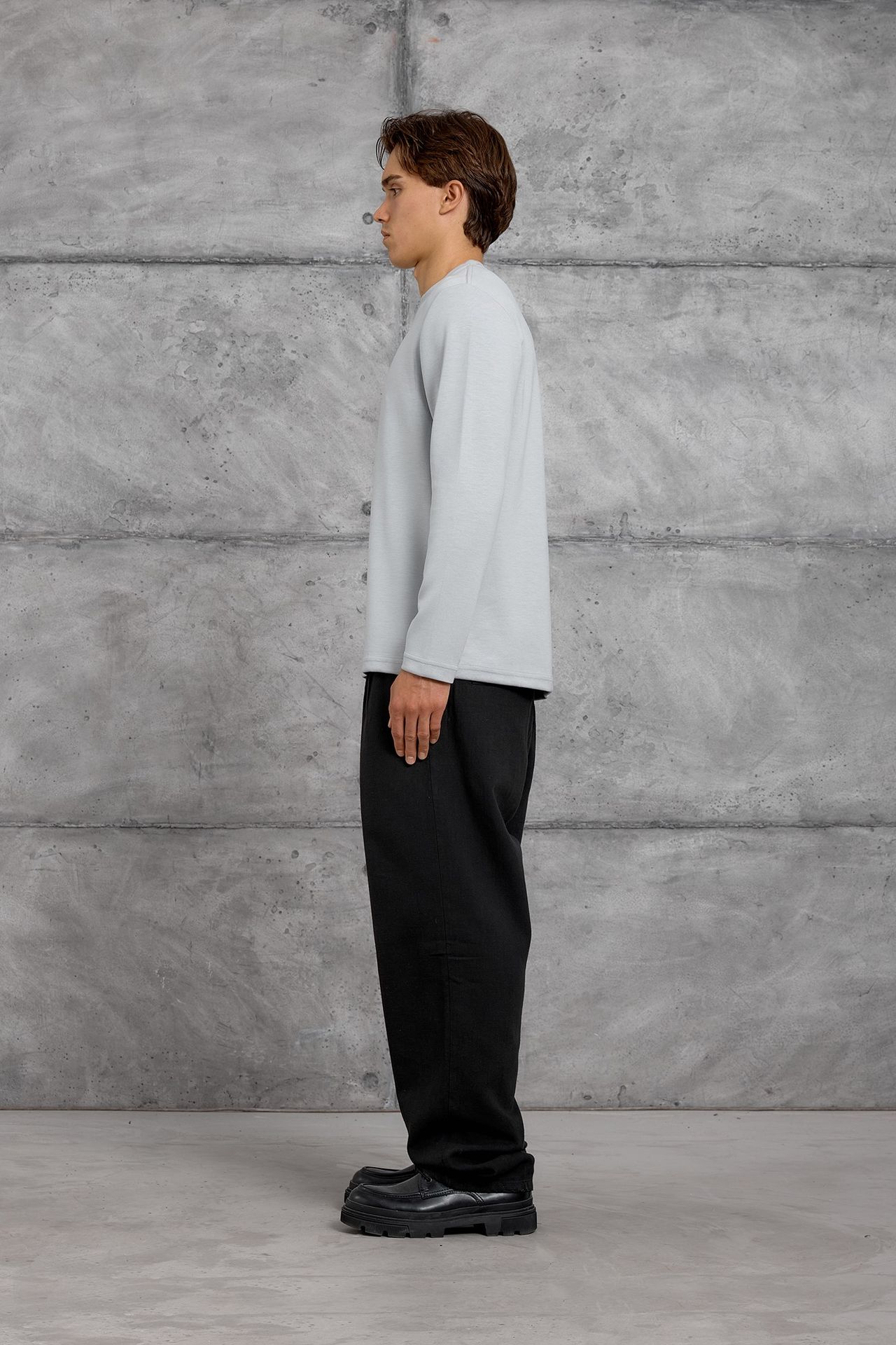 NOMARC Normal Kalıp Bisiklet Yaka Sweatshirt 4