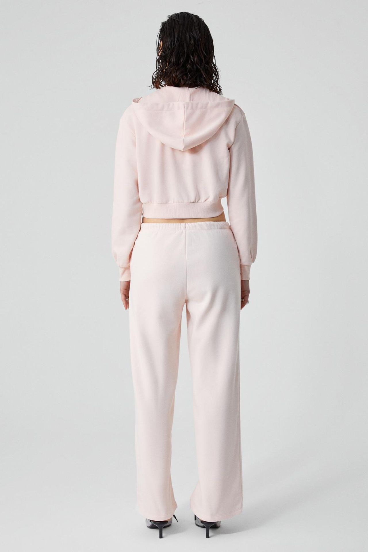 GRIMELANGE Elastic Waist Wide-Leg Joggers 4