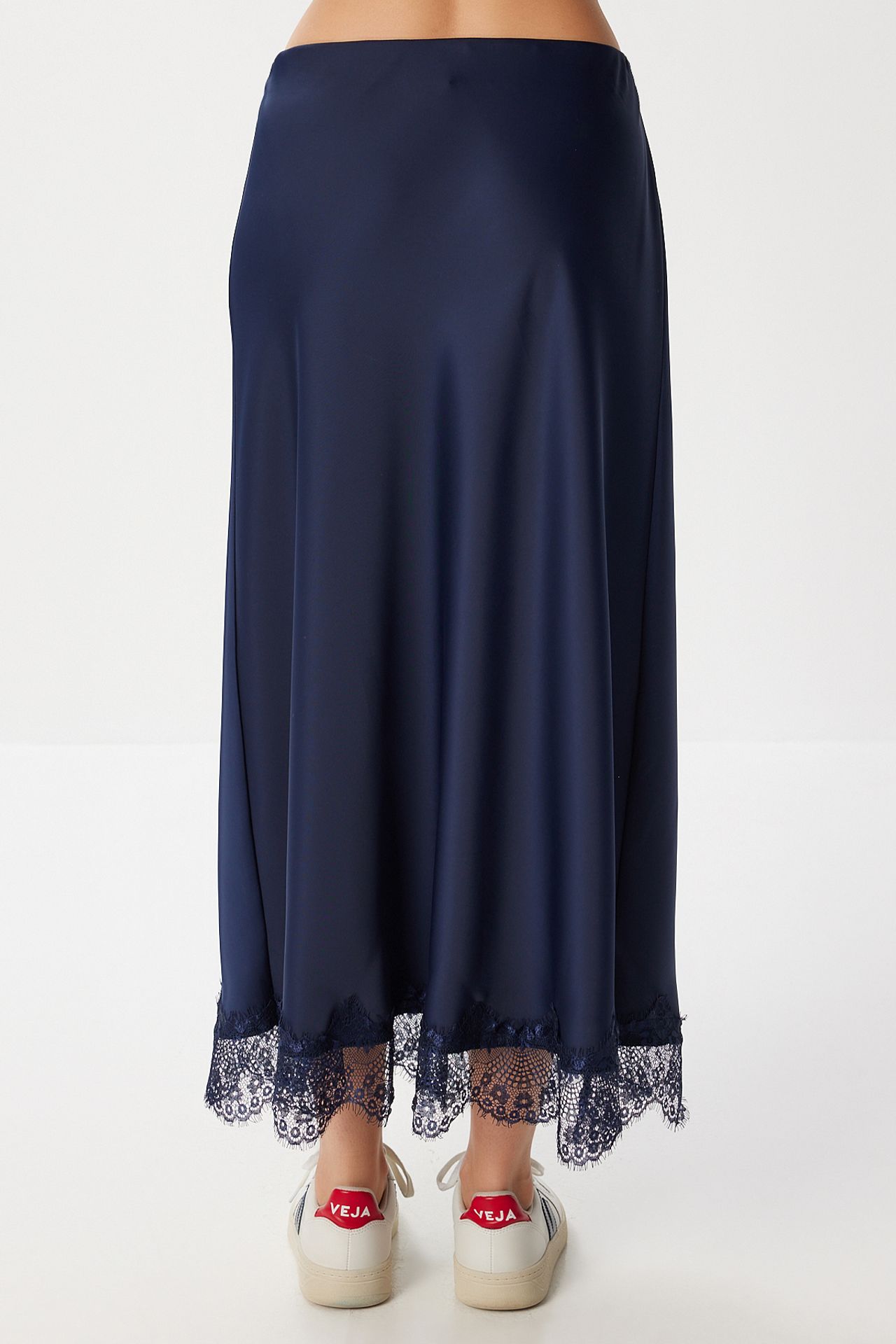 ISTANBUL Pull-On Satin Long Skirt 6