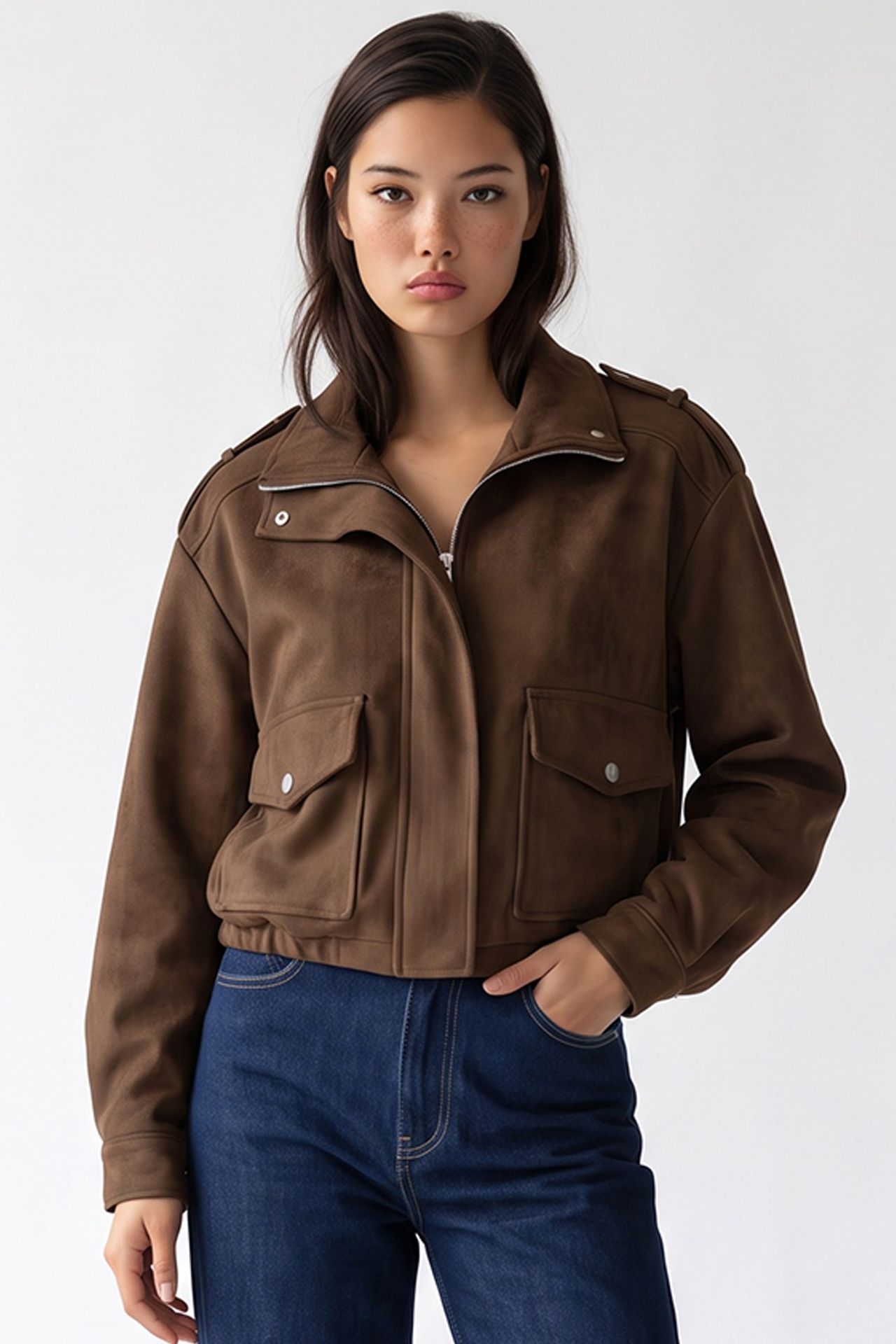 MIXRAY Women's Tailored Blazer